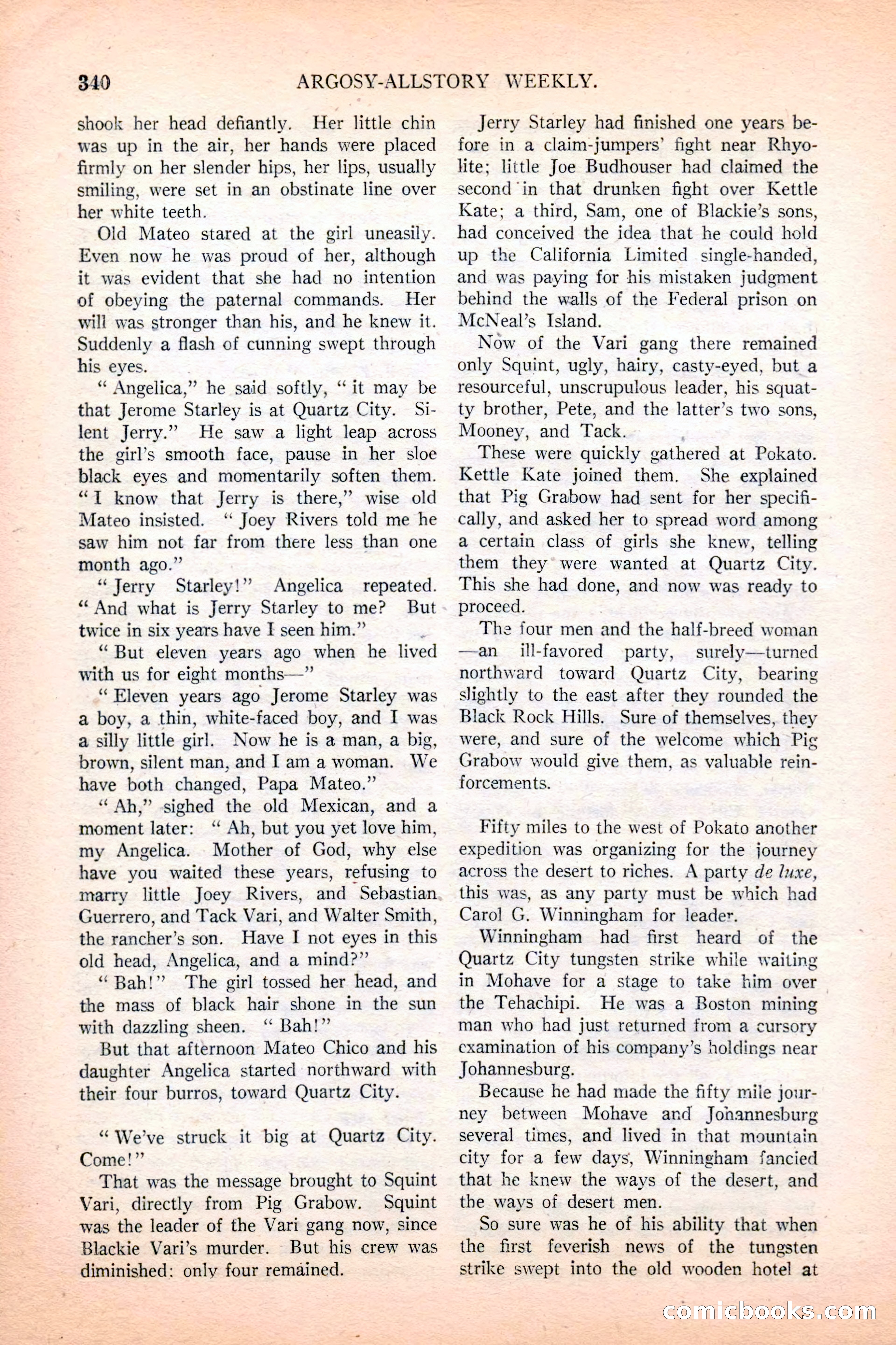 Argosy All-Story Weekly, December 4, 1926 — page 30 of 184