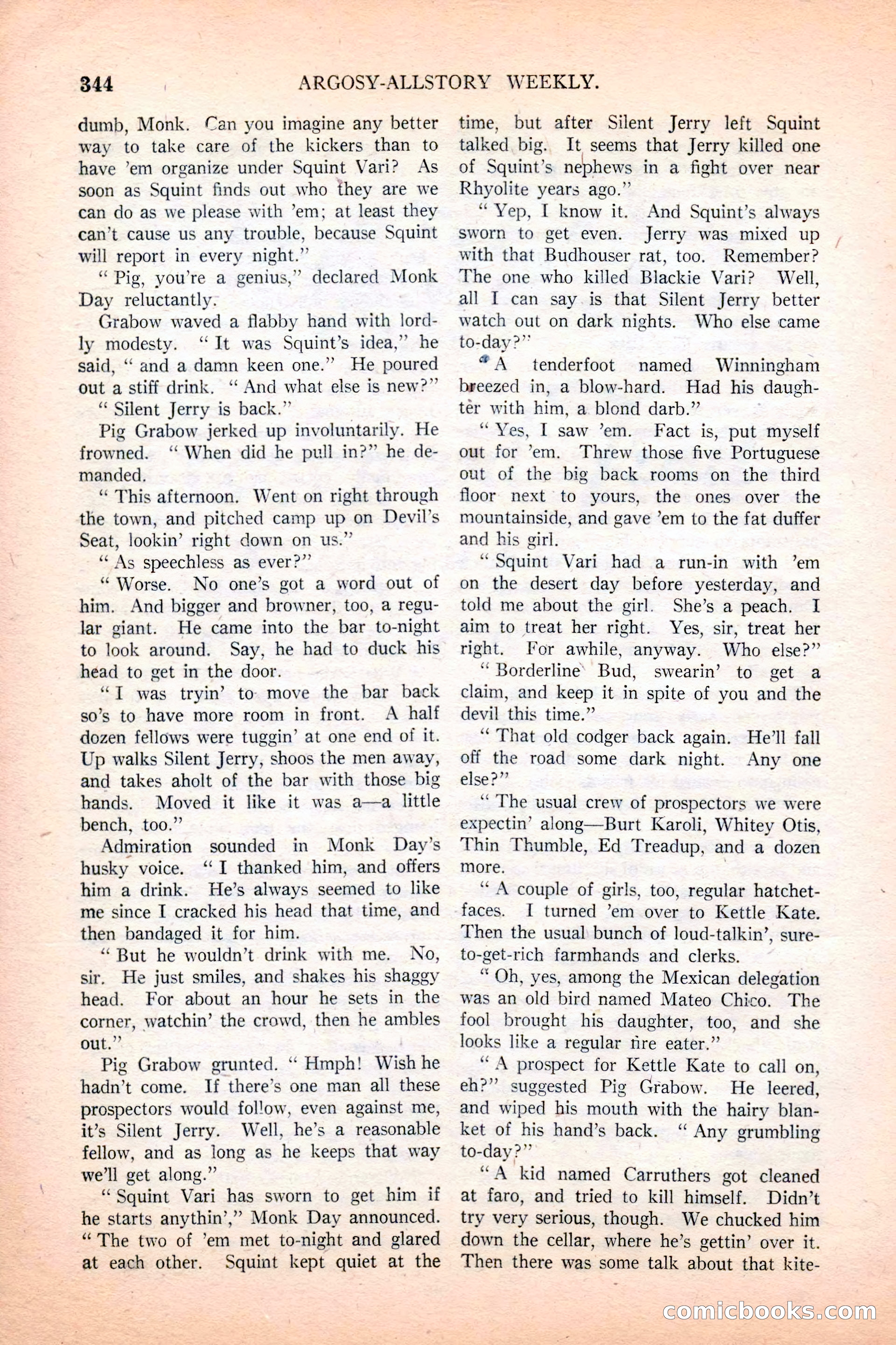 Argosy All-Story Weekly, December 4, 1926 — page 34 of 184