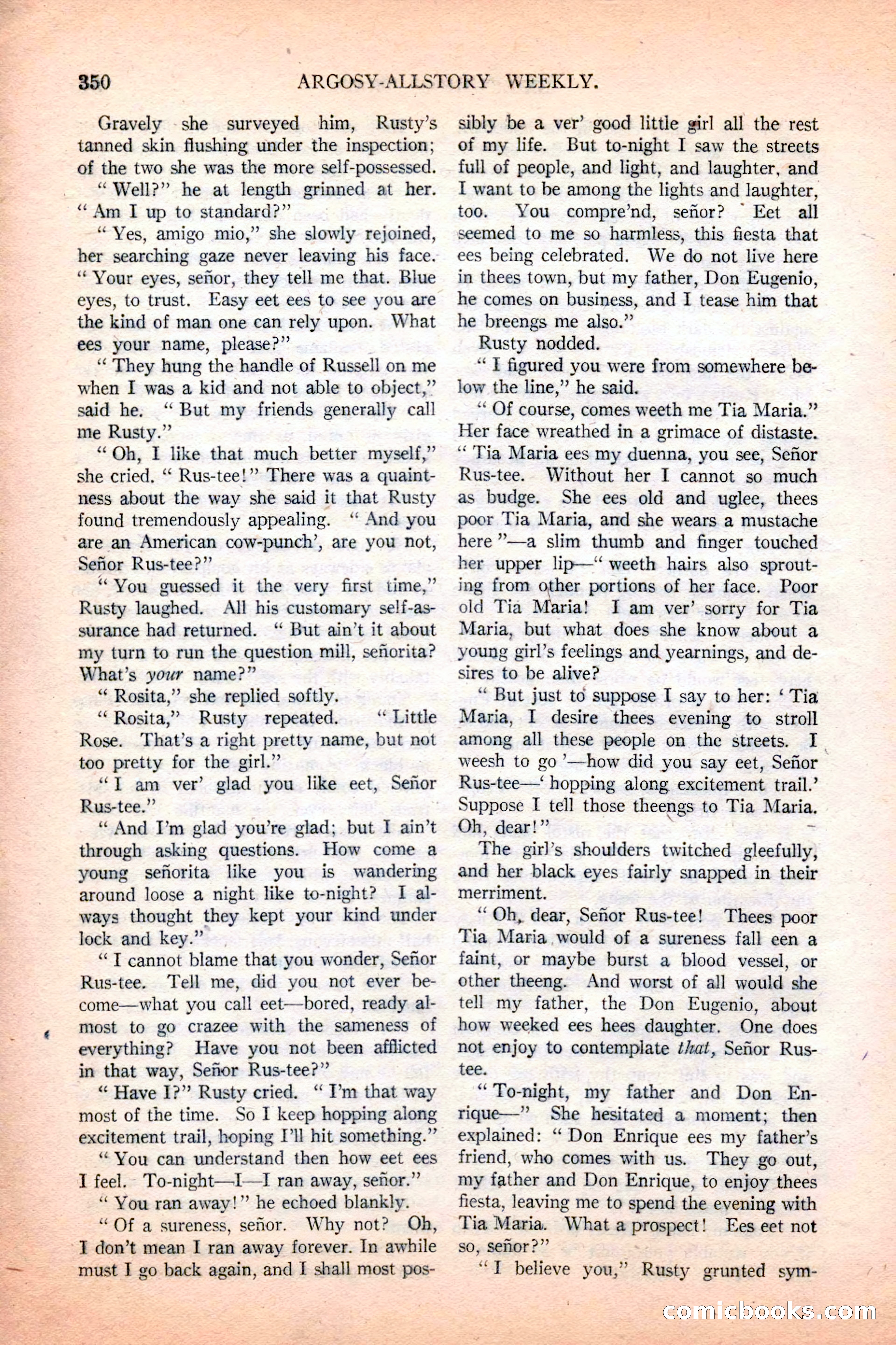 Argosy All-Story Weekly, December 4, 1926 — page 40 of 184