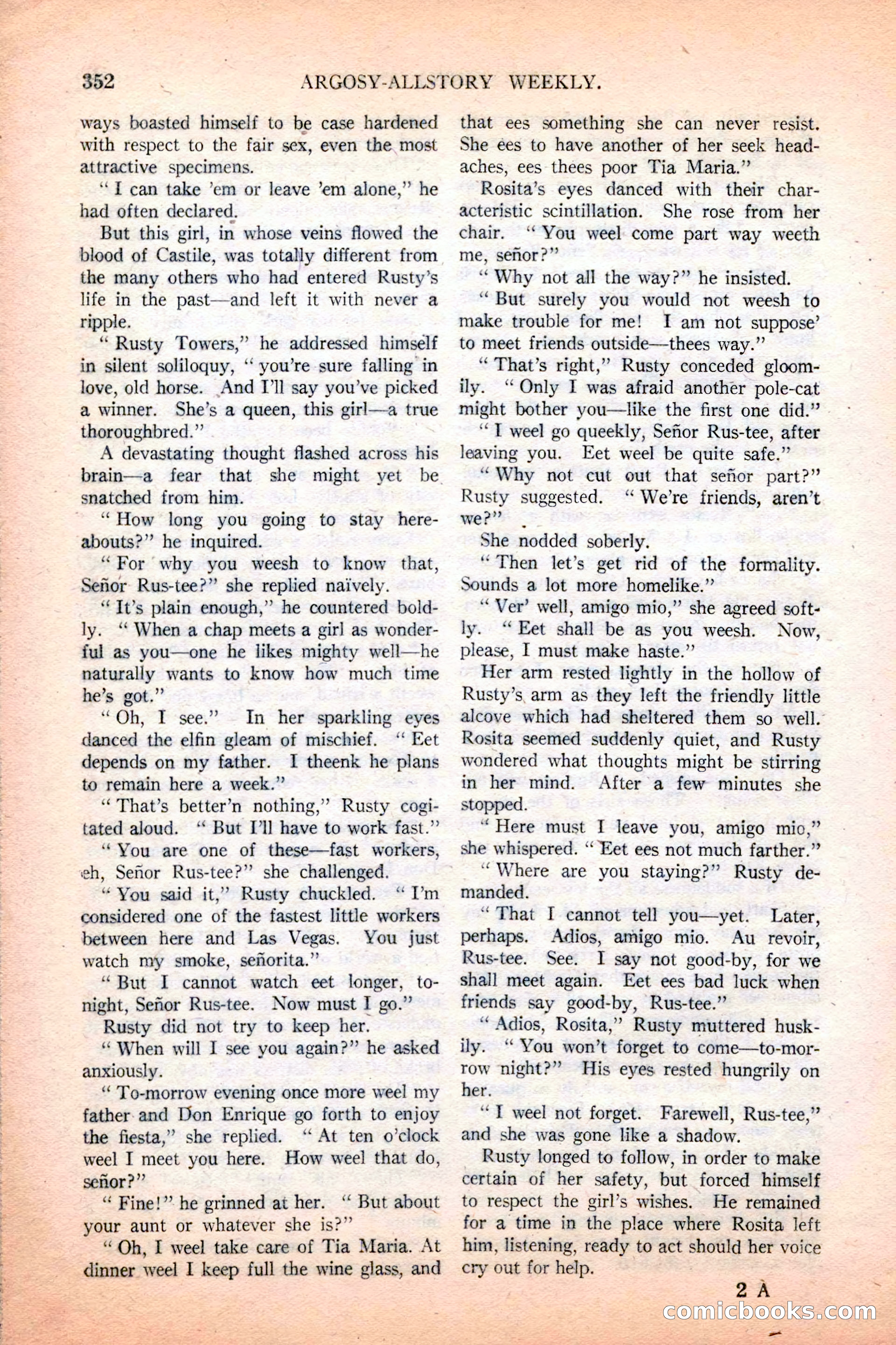 Argosy All-Story Weekly, December 4, 1926 — page 42 of 184