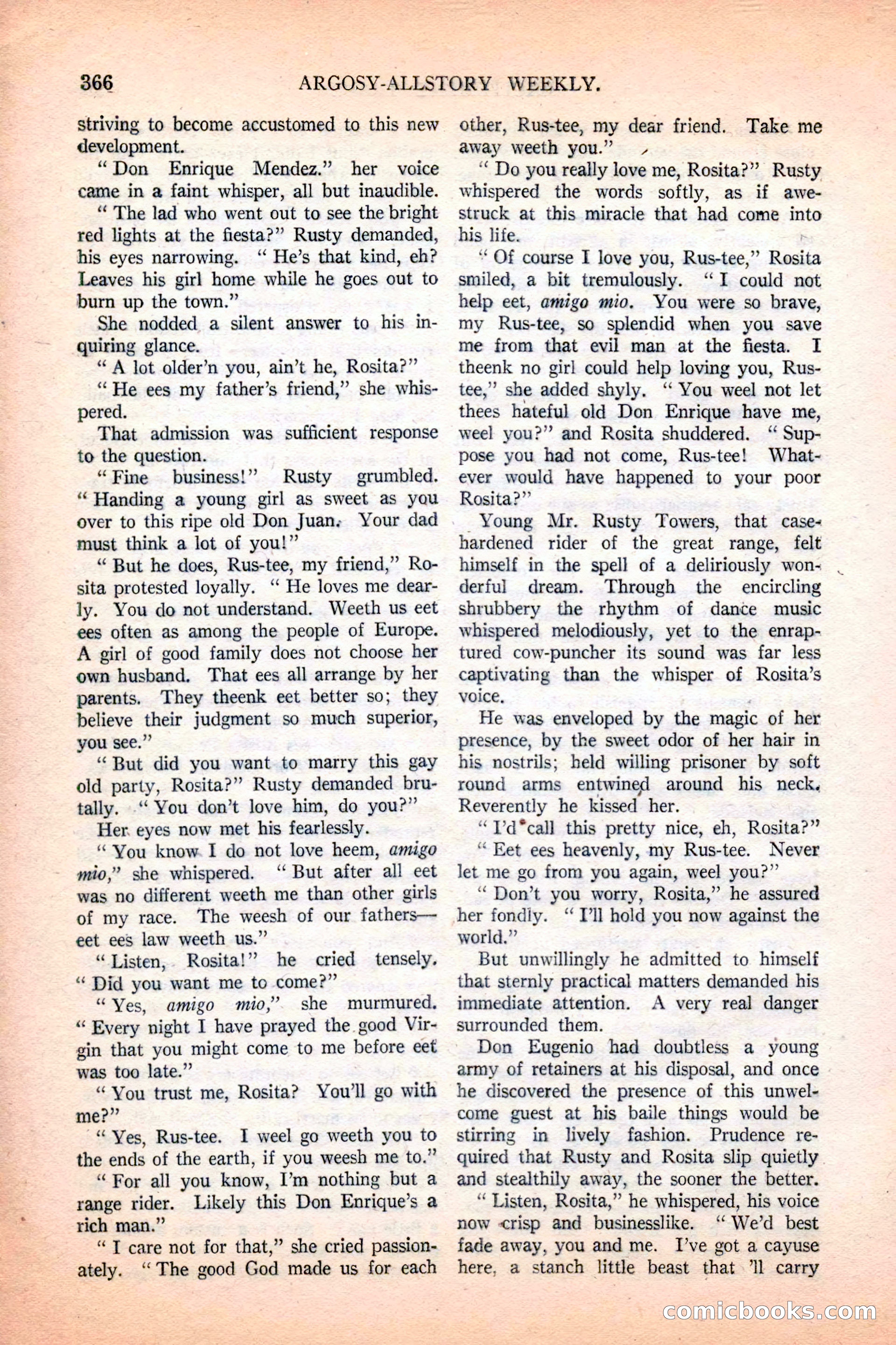 Argosy All-Story Weekly, December 4, 1926 — page 56 of 184