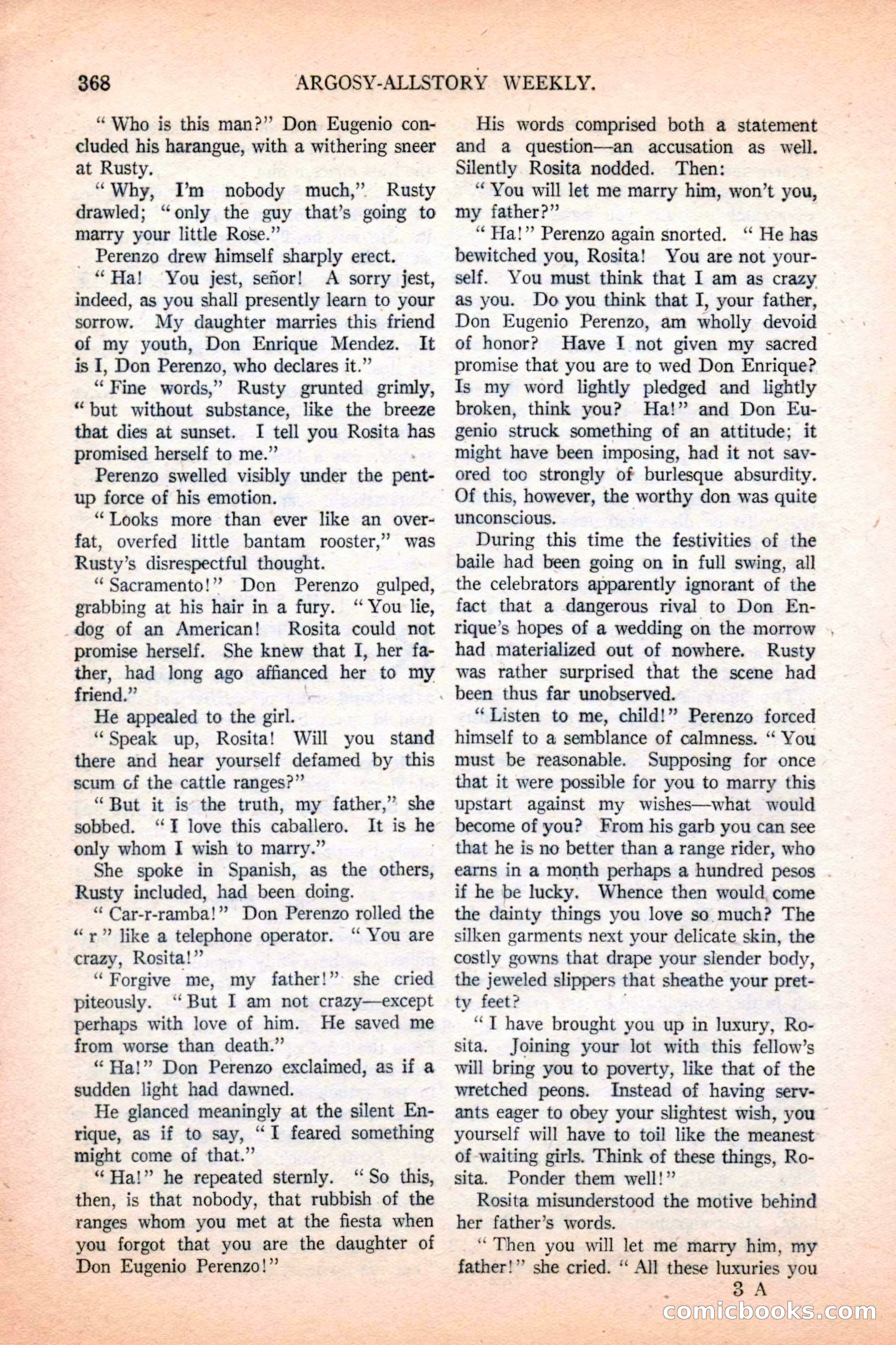 Argosy All-Story Weekly, December 4, 1926 — page 58 of 184