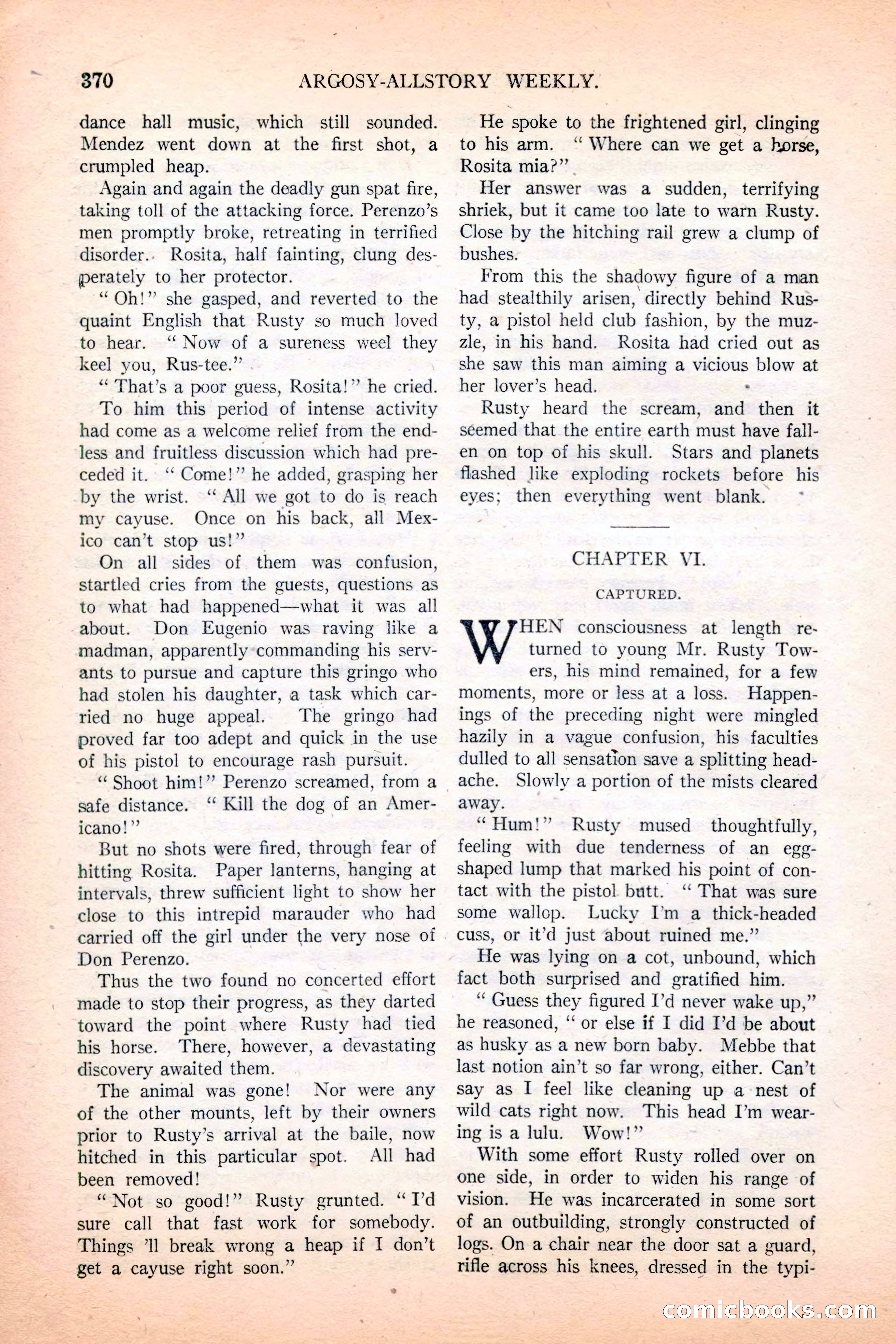 Argosy All-Story Weekly, December 4, 1926 — page 60 of 184
