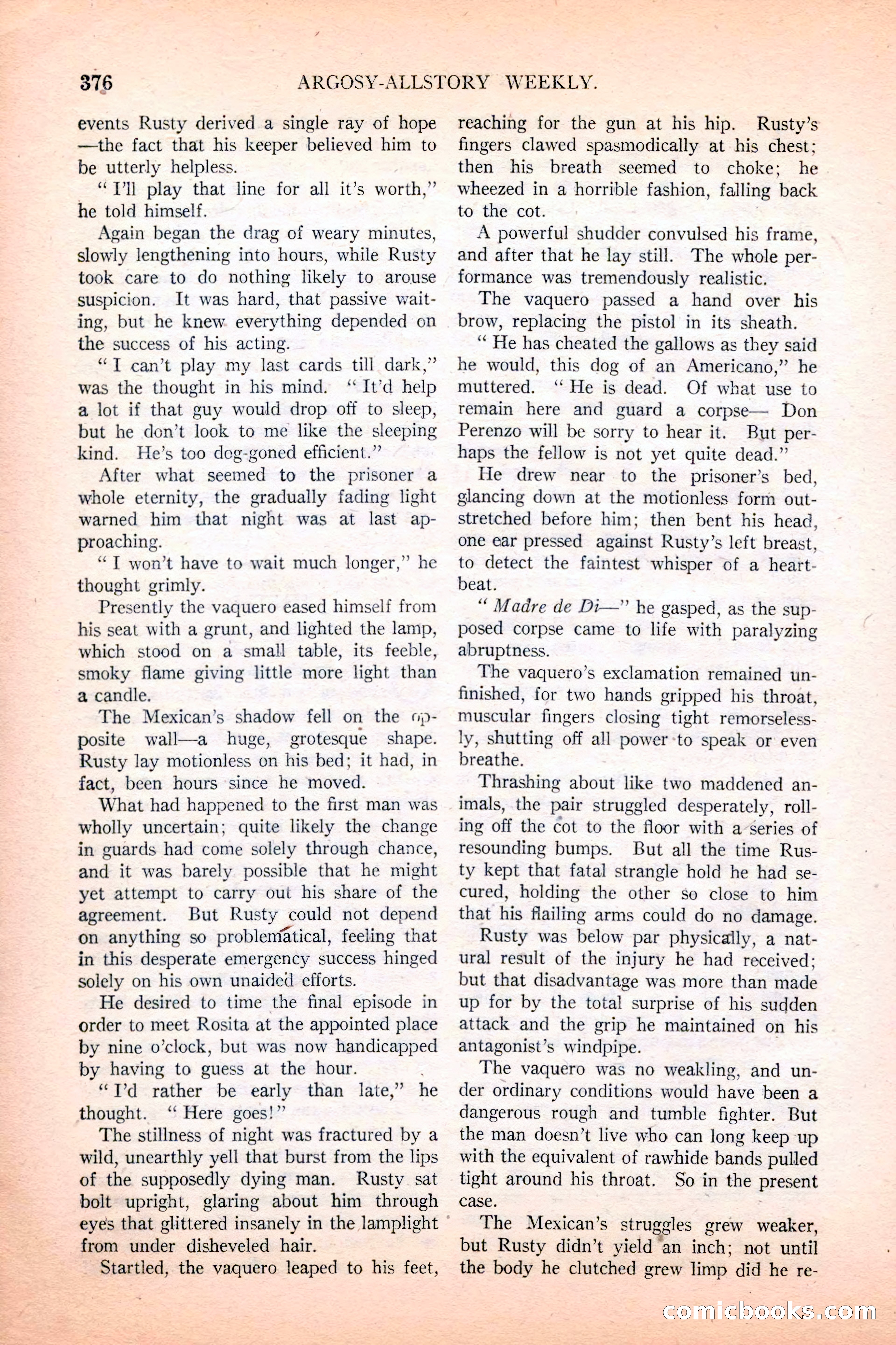 Argosy All-Story Weekly, December 4, 1926 — page 66 of 184