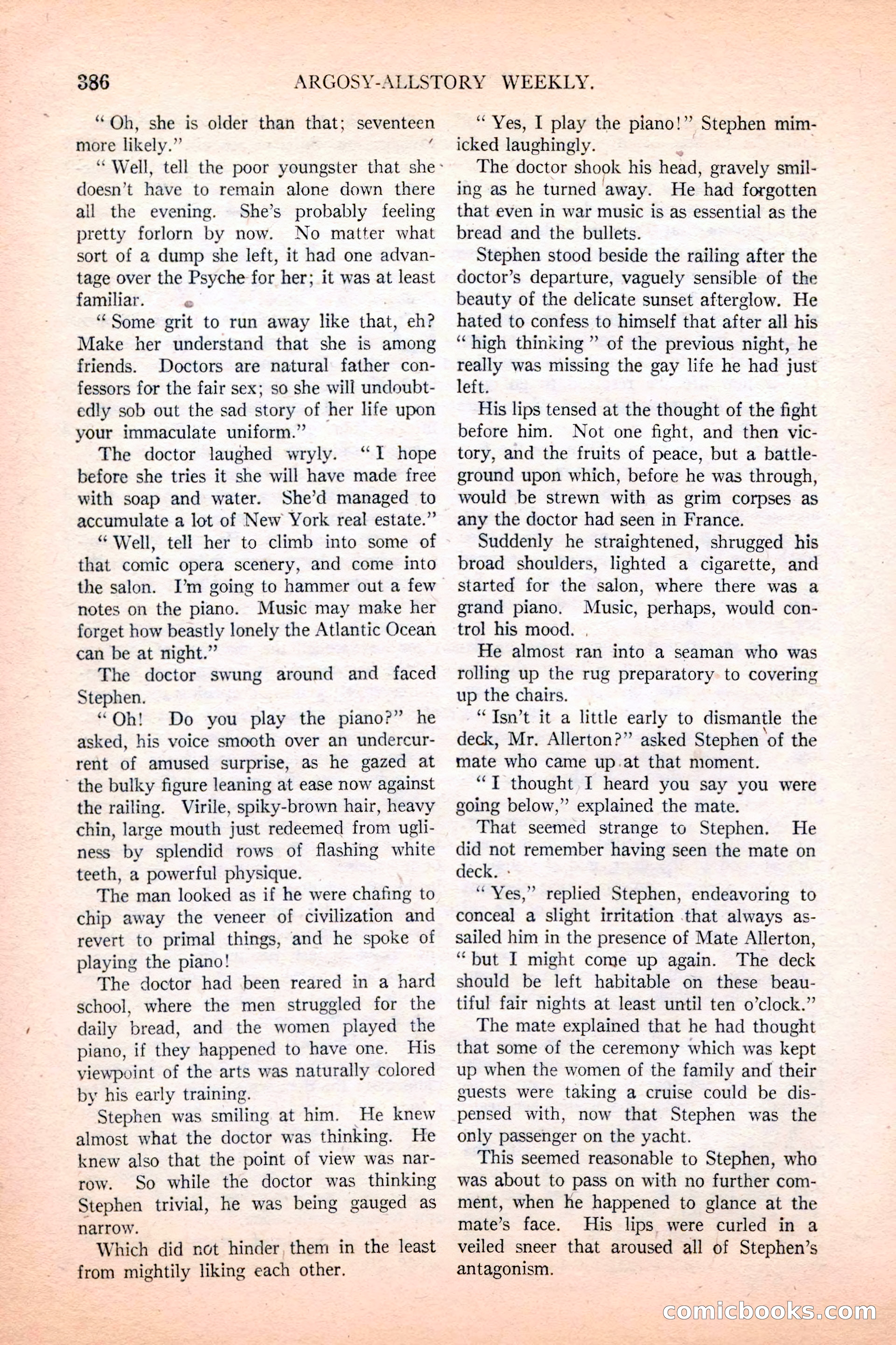 Argosy All-Story Weekly, December 4, 1926 — page 76 of 184