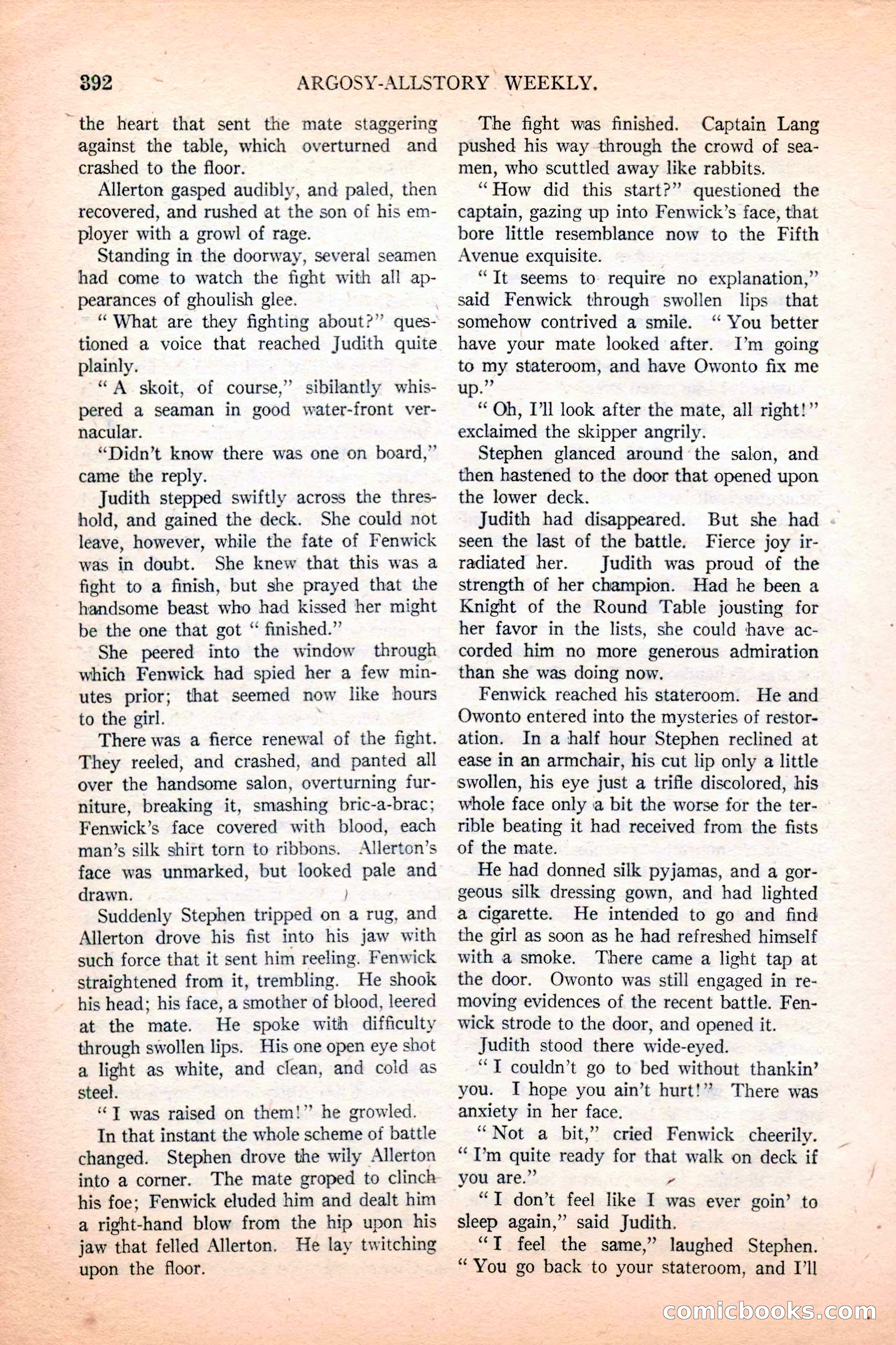 Argosy All-Story Weekly, December 4, 1926 — page 82 of 184