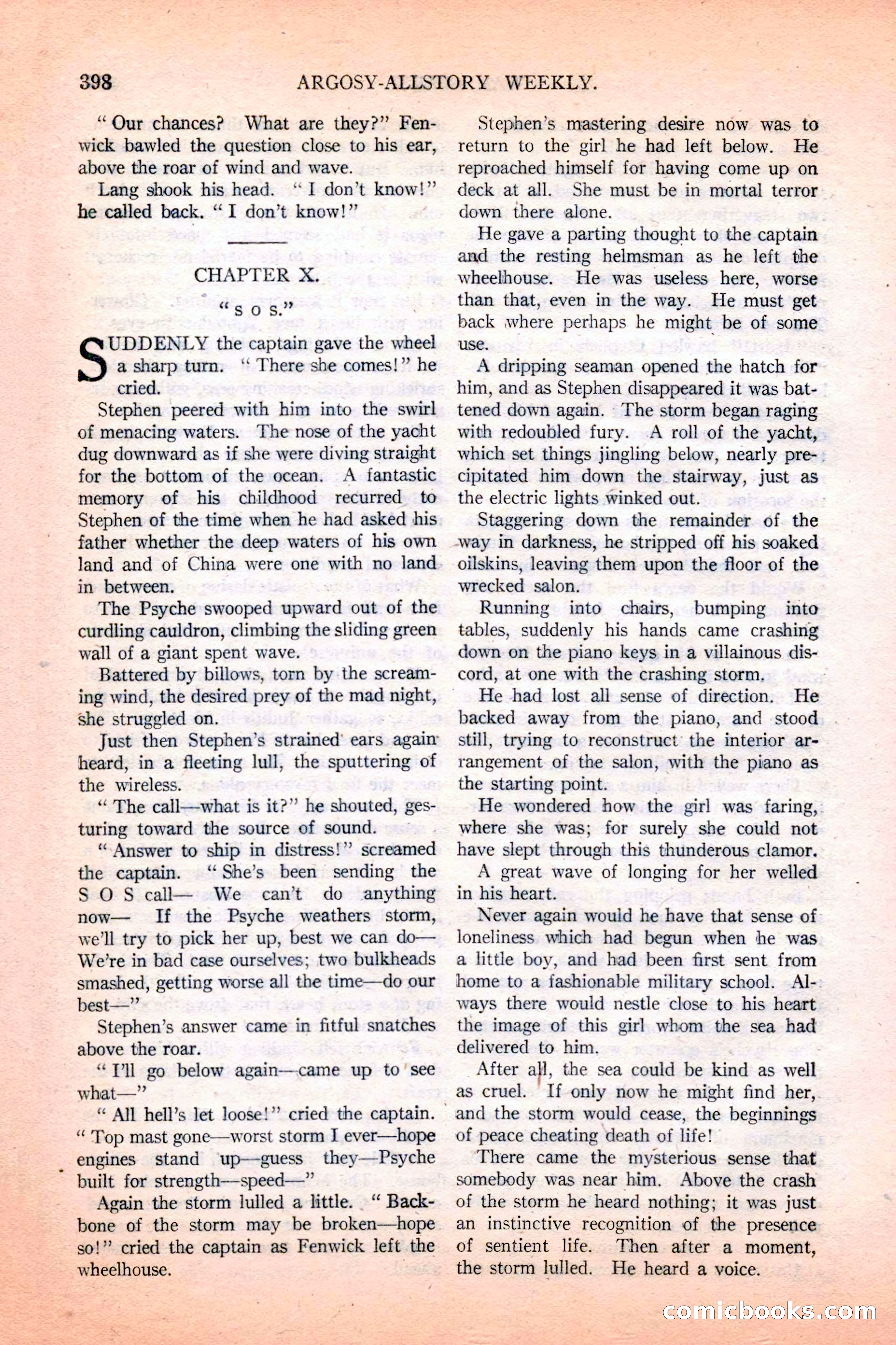 Argosy All-Story Weekly, December 4, 1926 — page 88 of 184