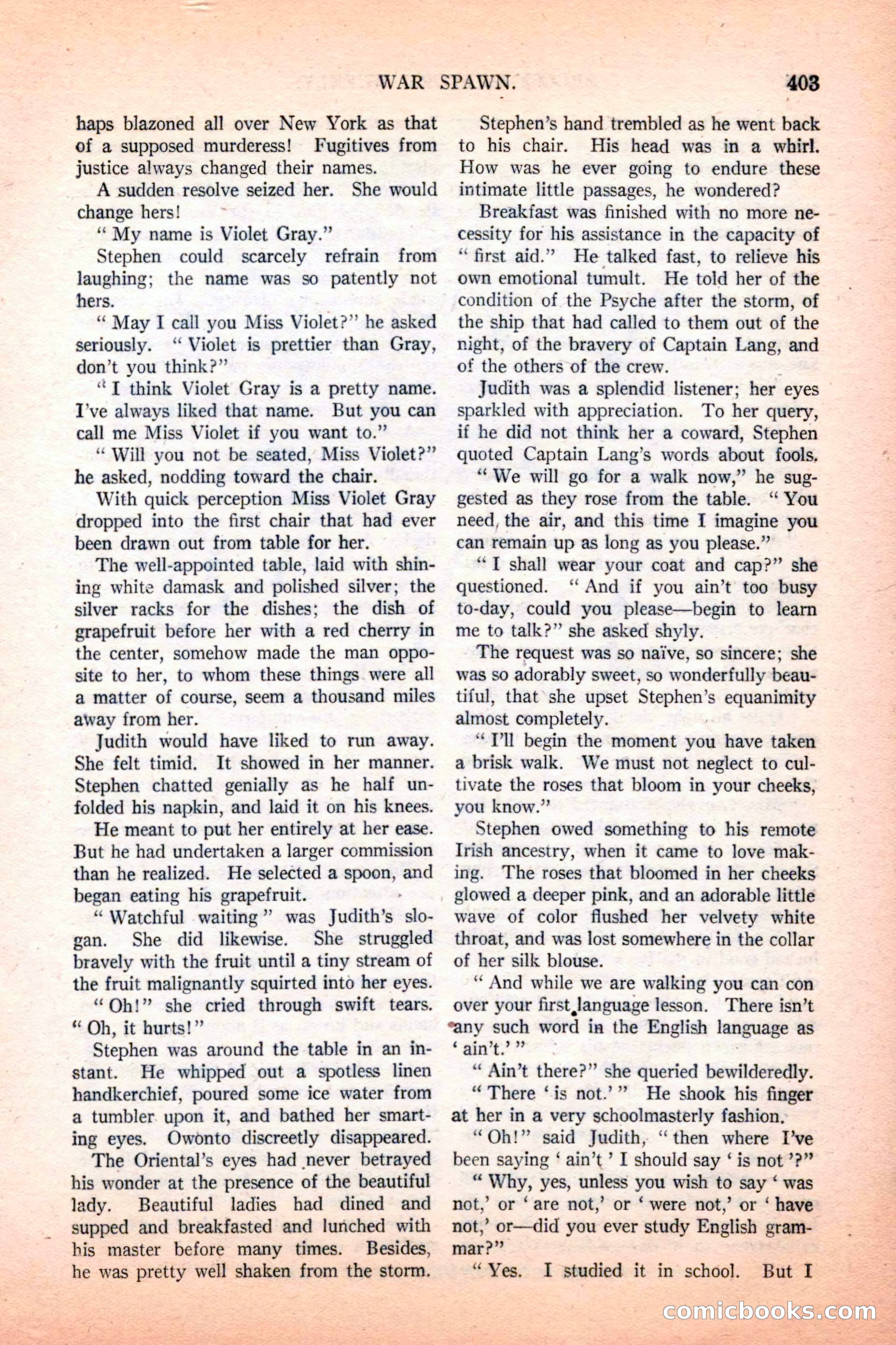 Argosy All-Story Weekly, December 4, 1926 — page 93 of 184