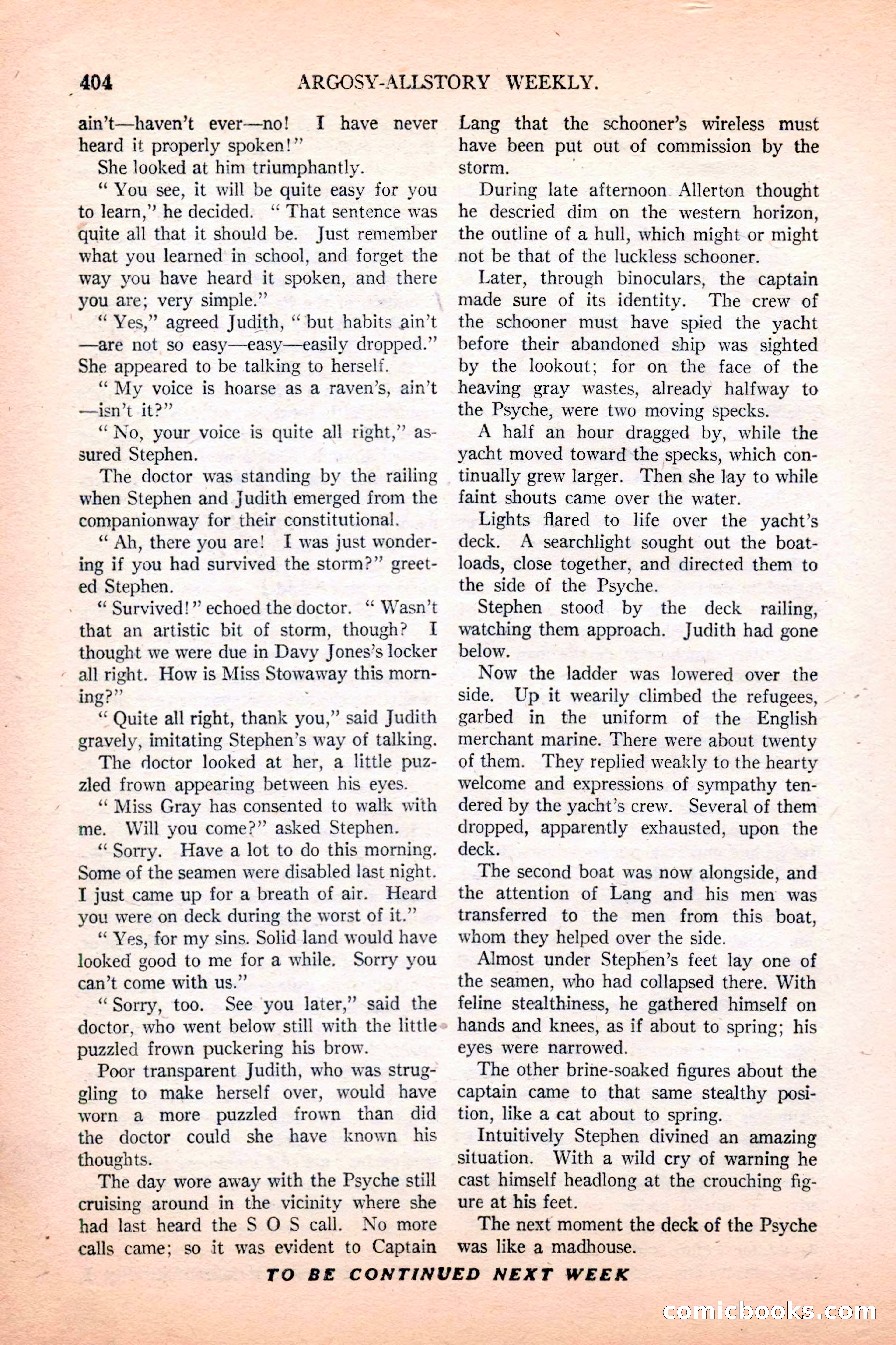 Argosy All-Story Weekly, December 4, 1926 — page 94 of 184