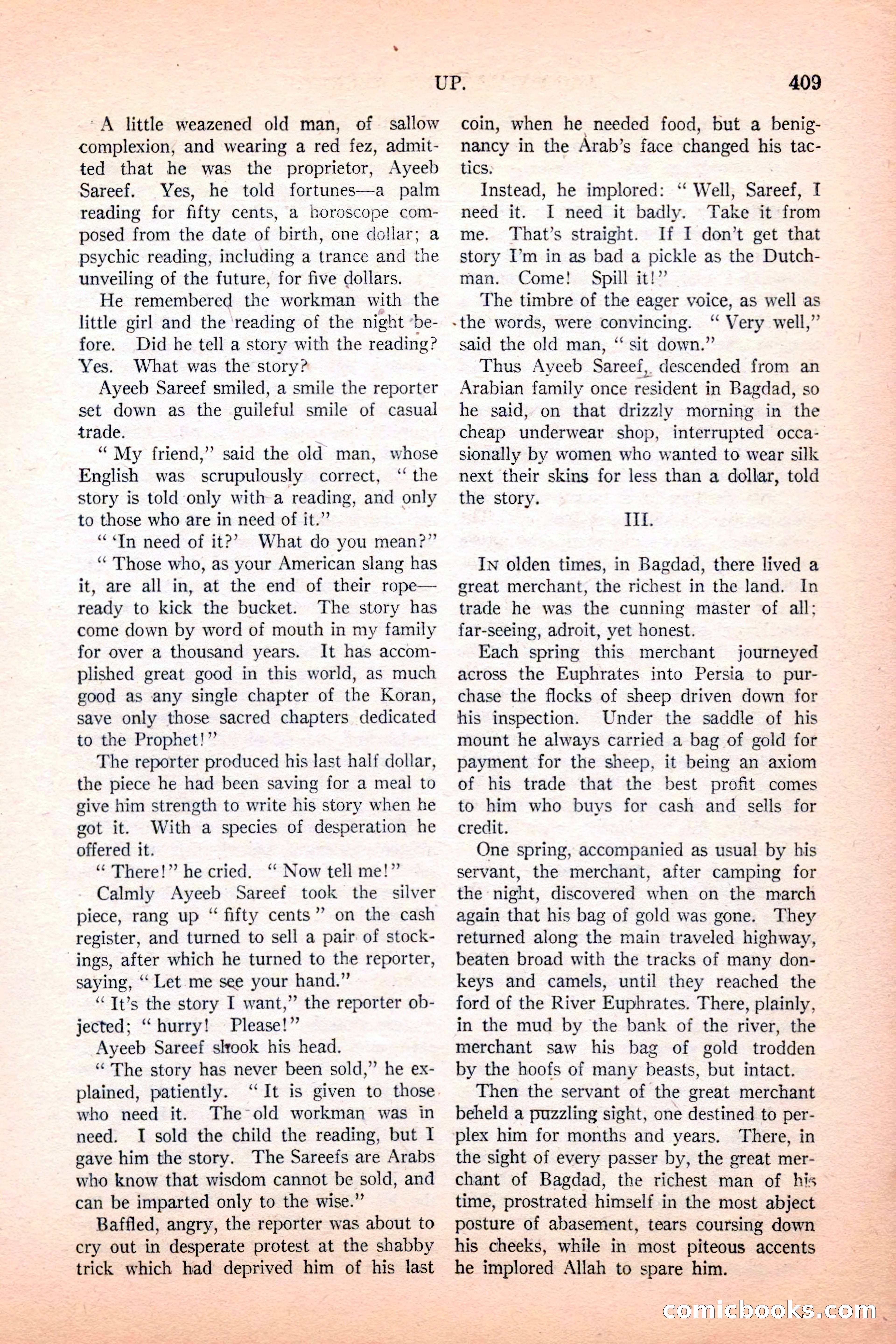 Argosy All-Story Weekly, December 4, 1926 — page 99 of 184