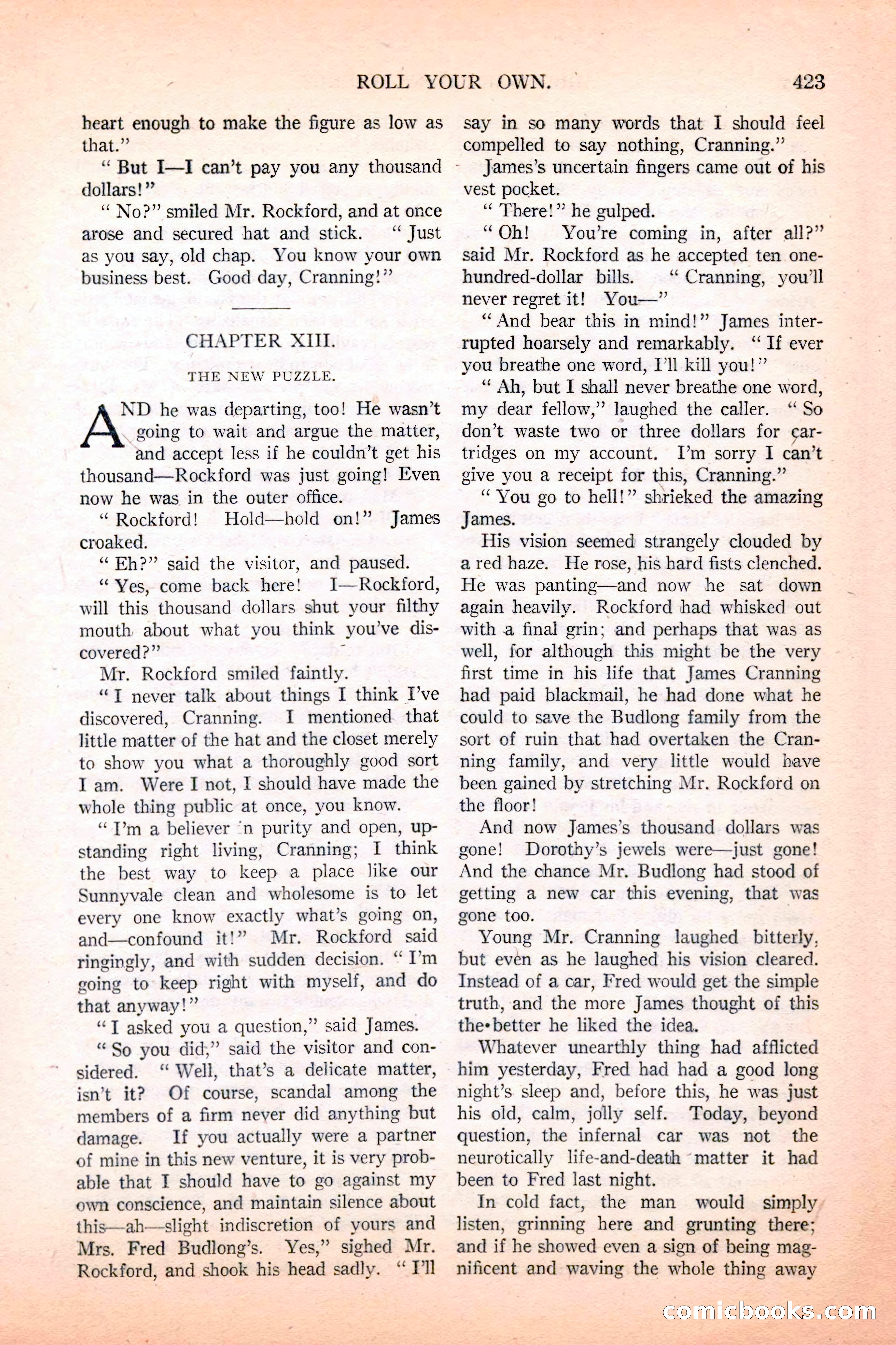 Argosy All-Story Weekly, December 4, 1926 — page 113 of 184