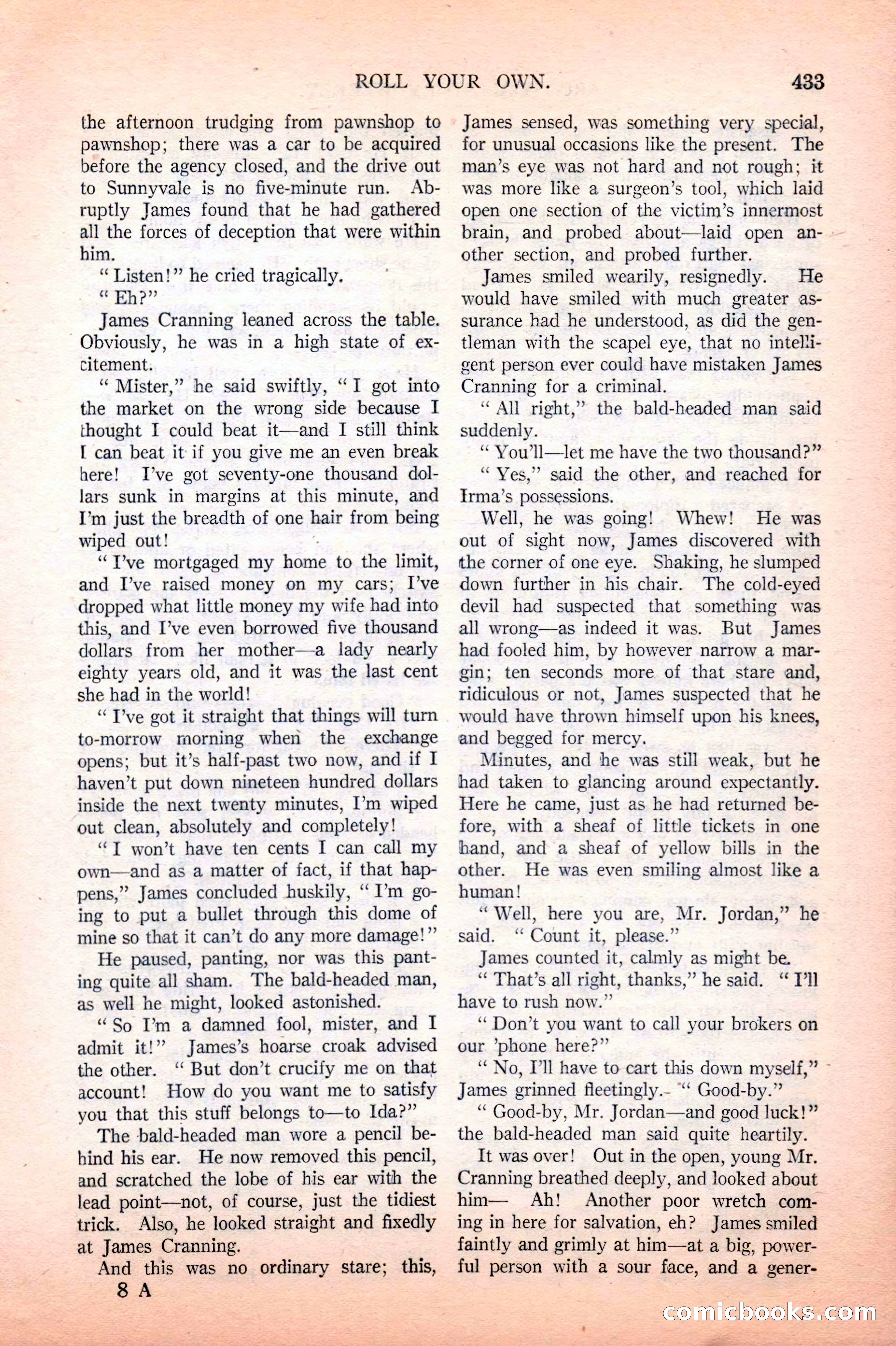 Argosy All-Story Weekly, December 4, 1926 — page 123 of 184