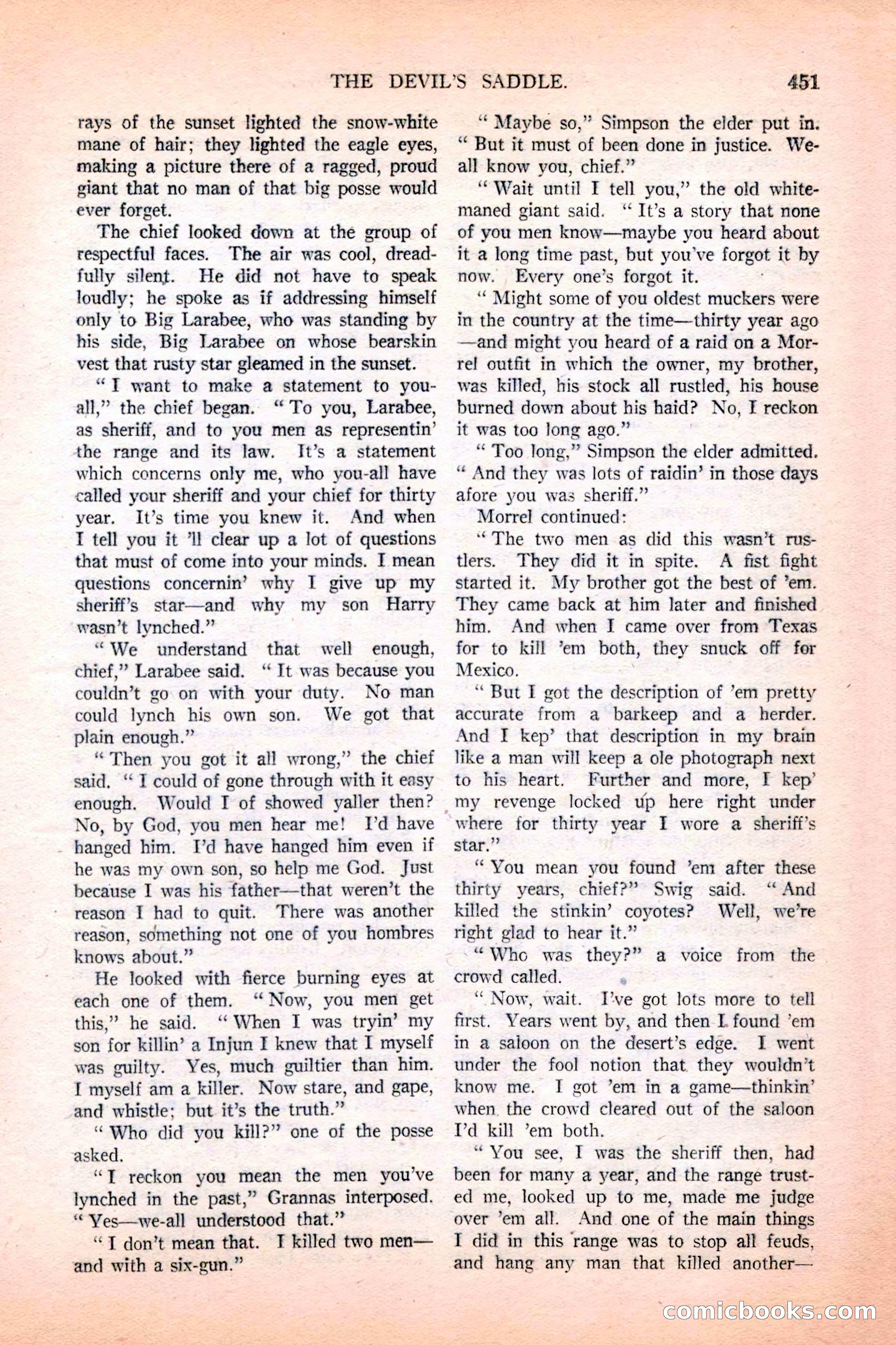 Argosy All-Story Weekly, December 4, 1926 — page 141 of 184