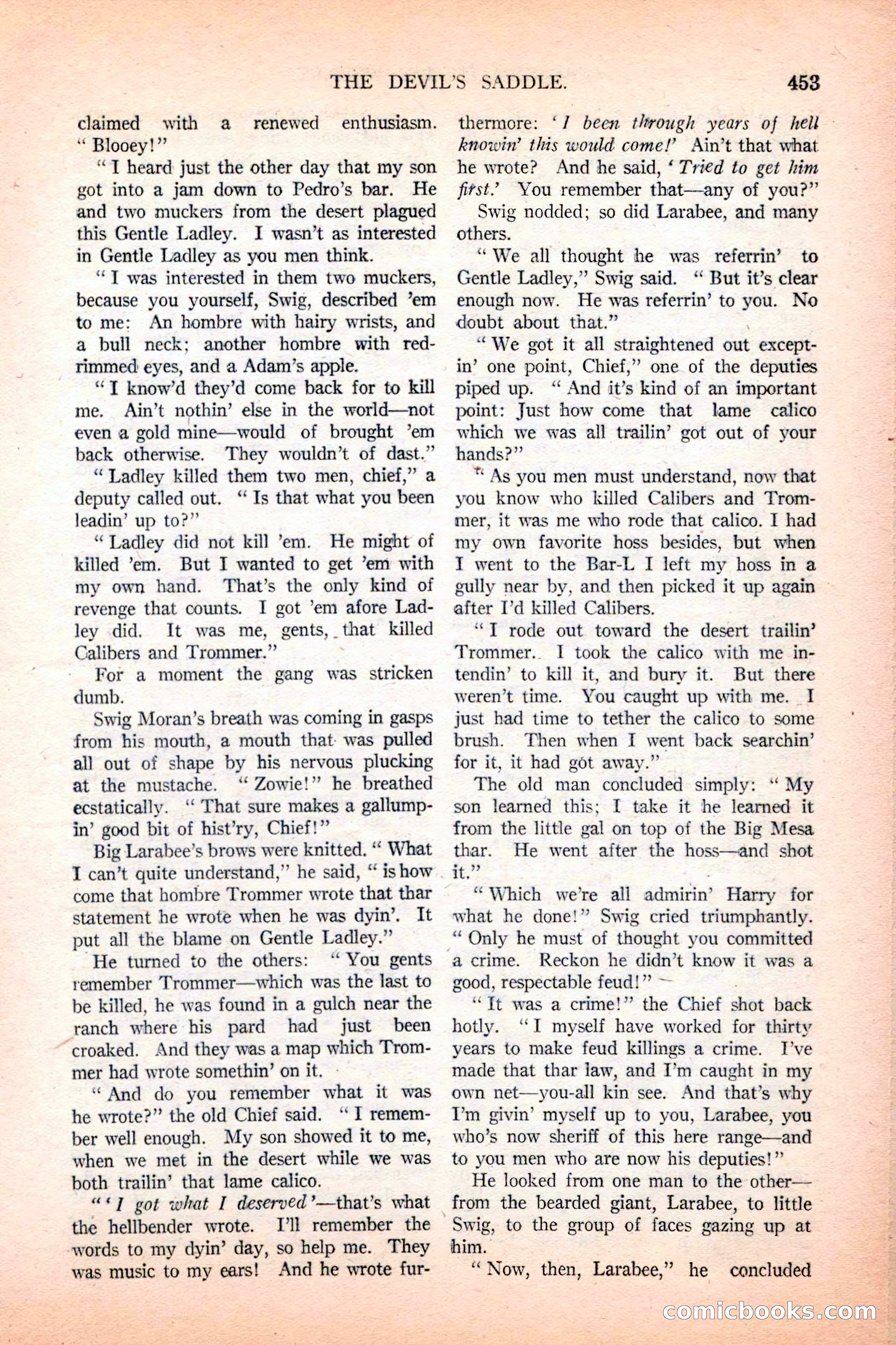 Argosy All-Story Weekly, December 4, 1926 — page 143 of 184