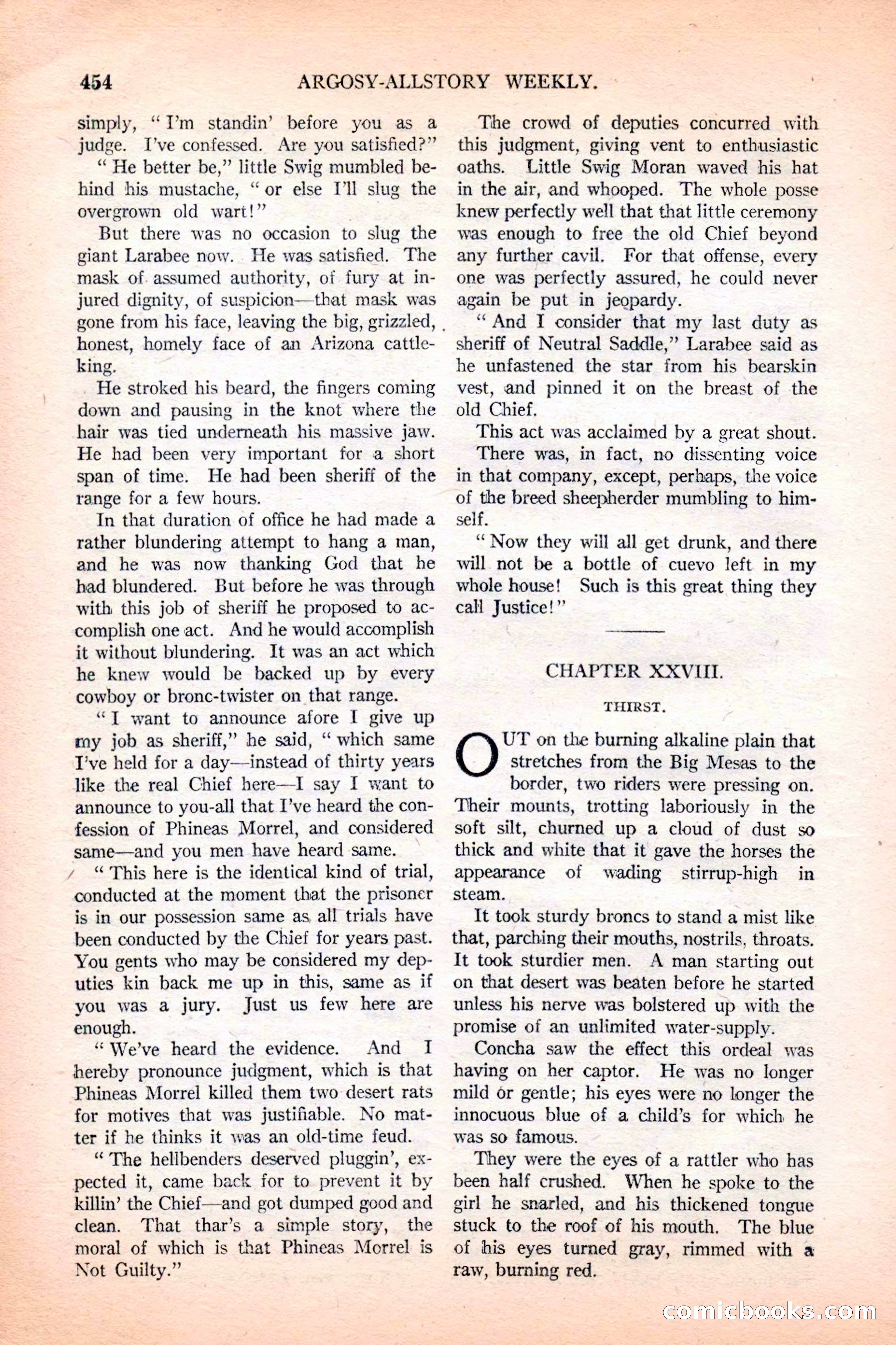 Argosy All-Story Weekly, December 4, 1926 — page 144 of 184
