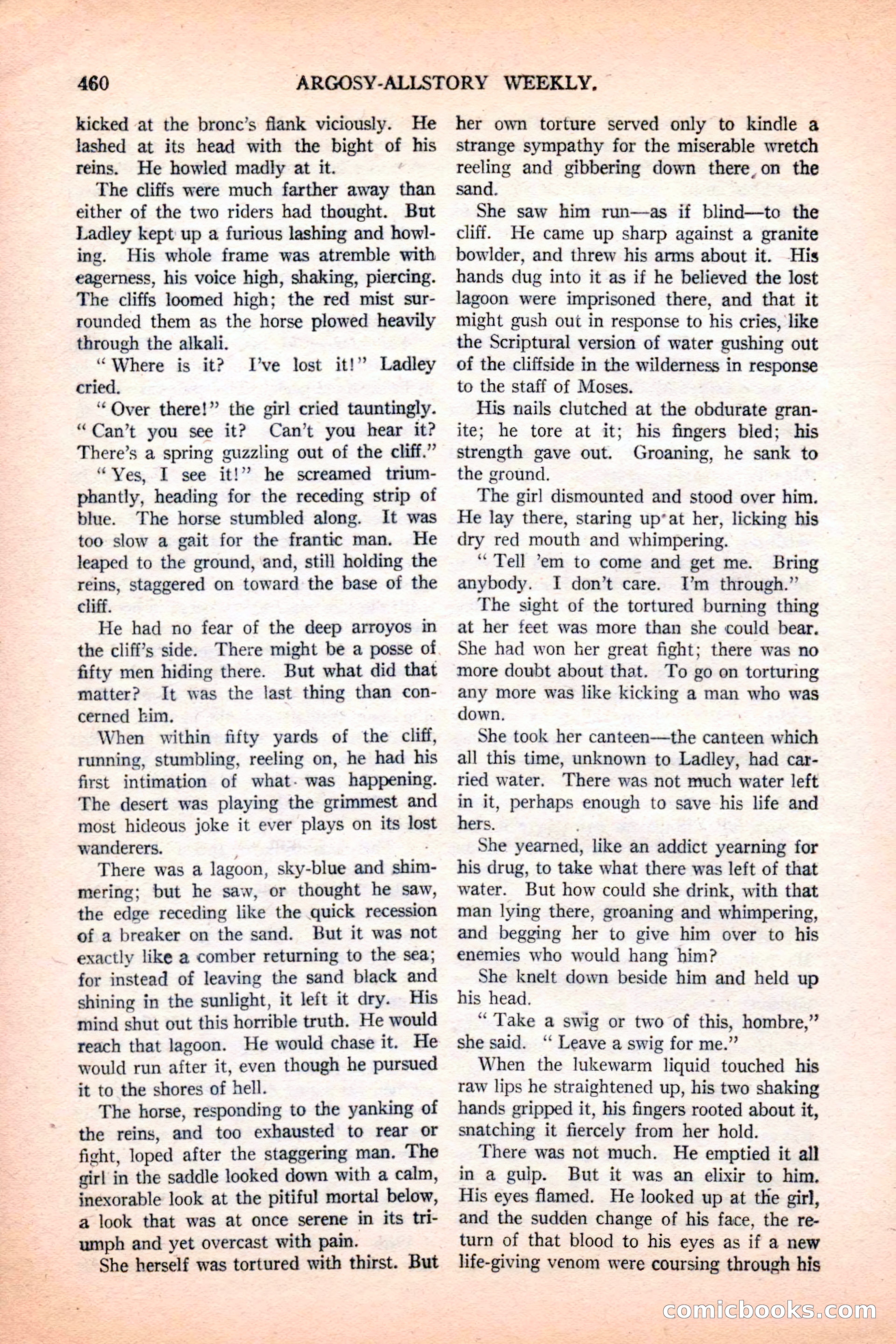 Argosy All-Story Weekly, December 4, 1926 — page 150 of 184