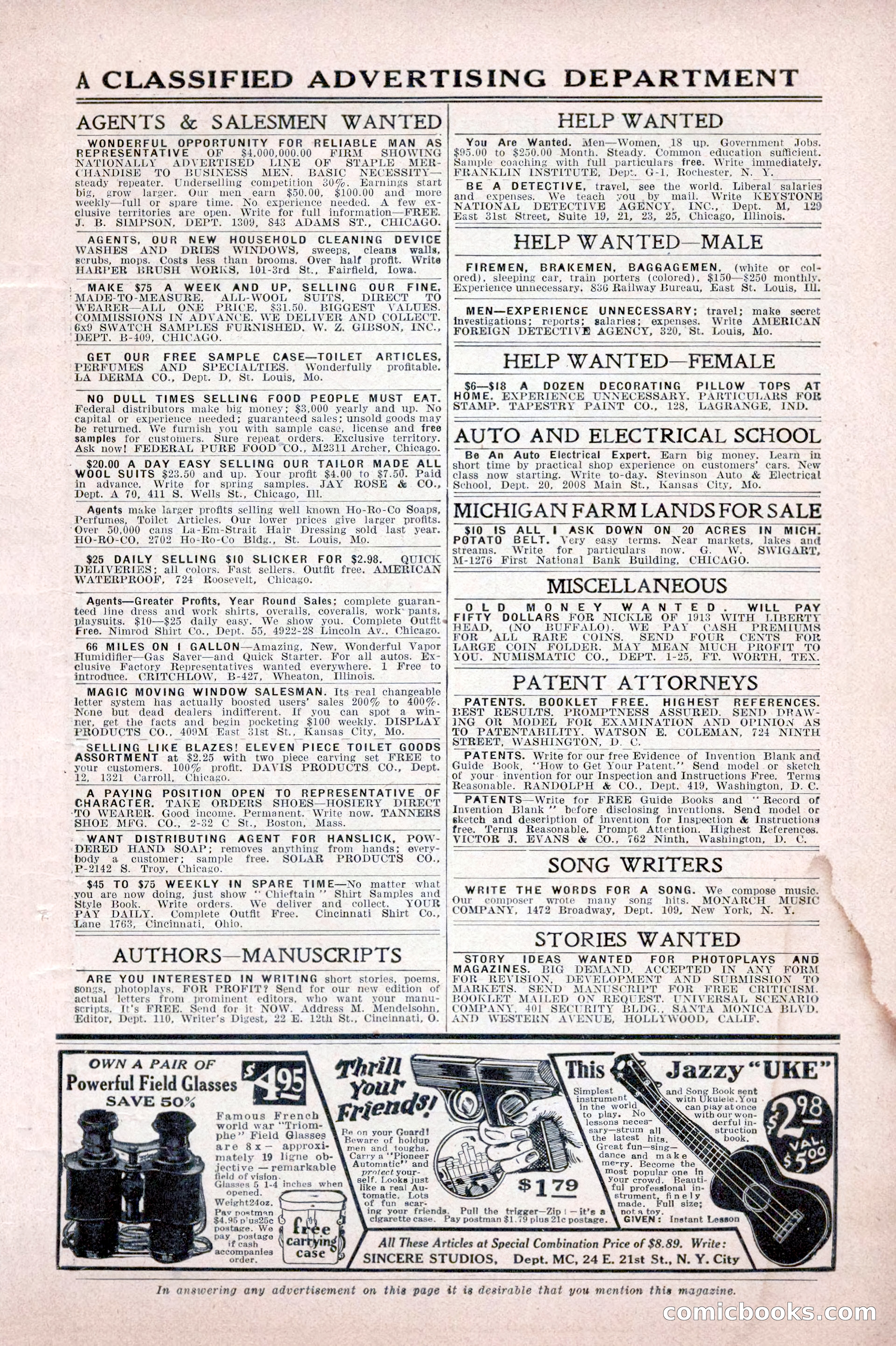 Argosy All-Story Weekly, February 12, 1927 — page 5 of 168