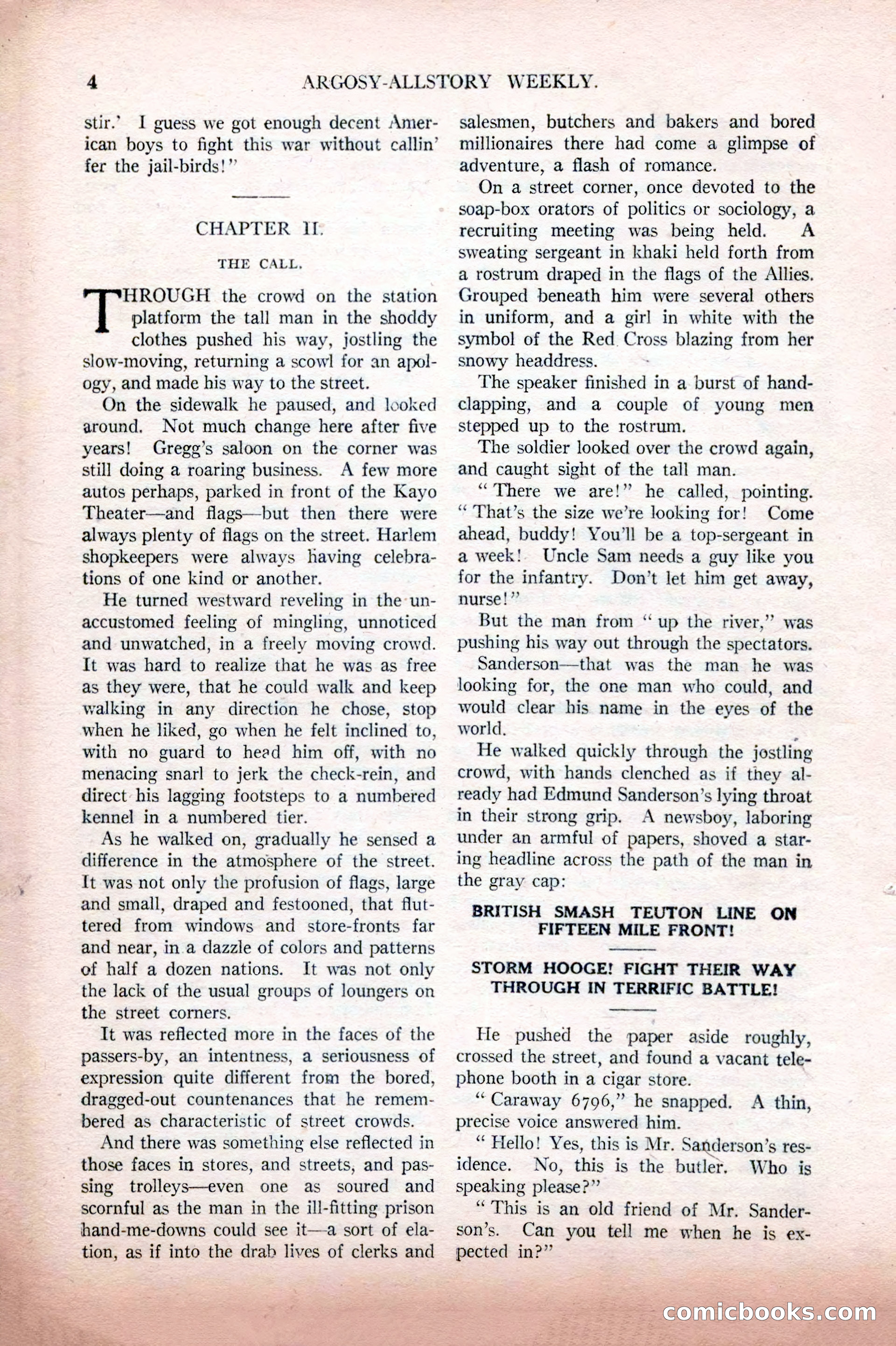 Argosy All-Story Weekly, February 12, 1927 — page 10 of 168