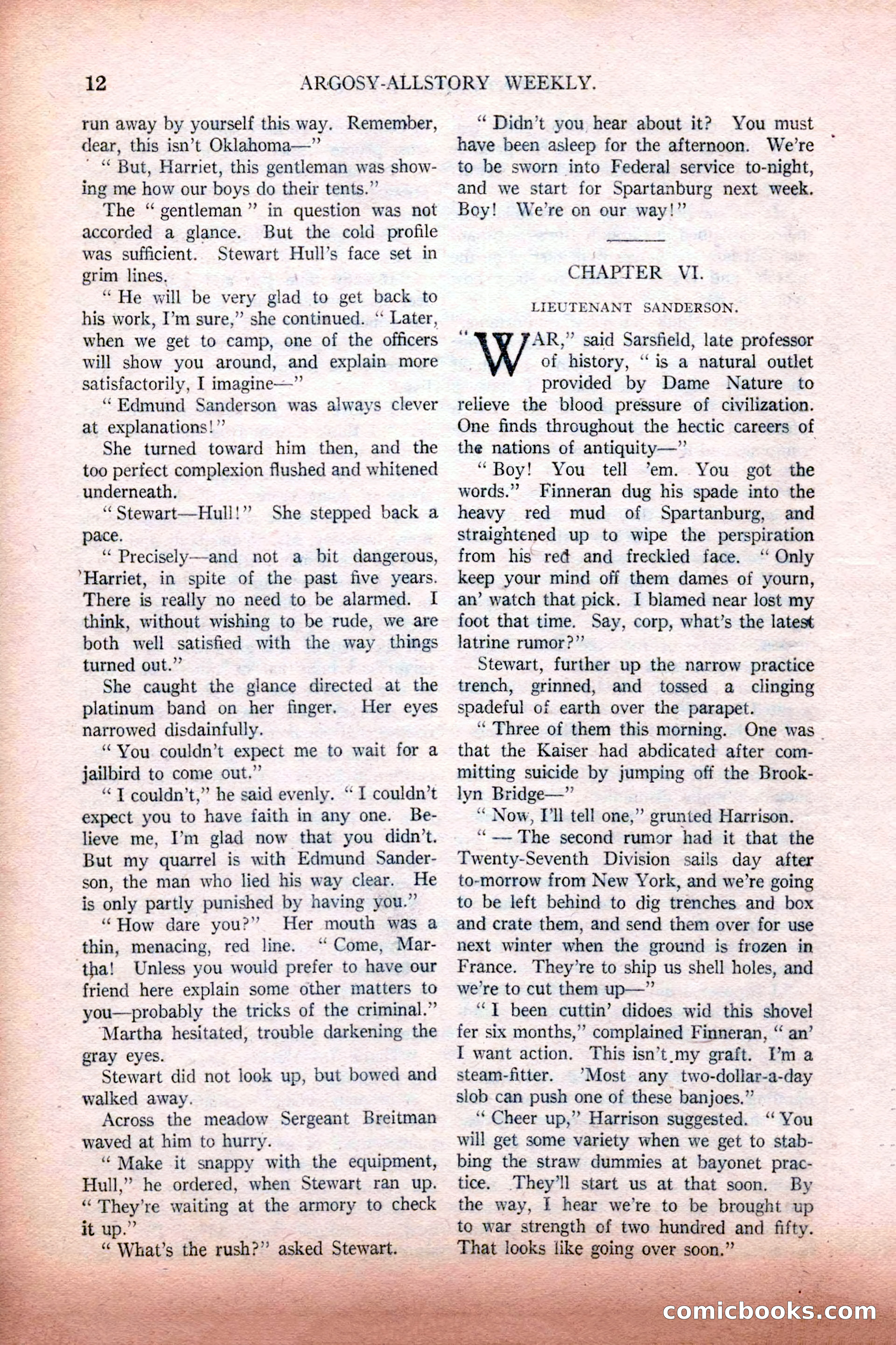 Argosy All-Story Weekly, February 12, 1927 — page 18 of 168