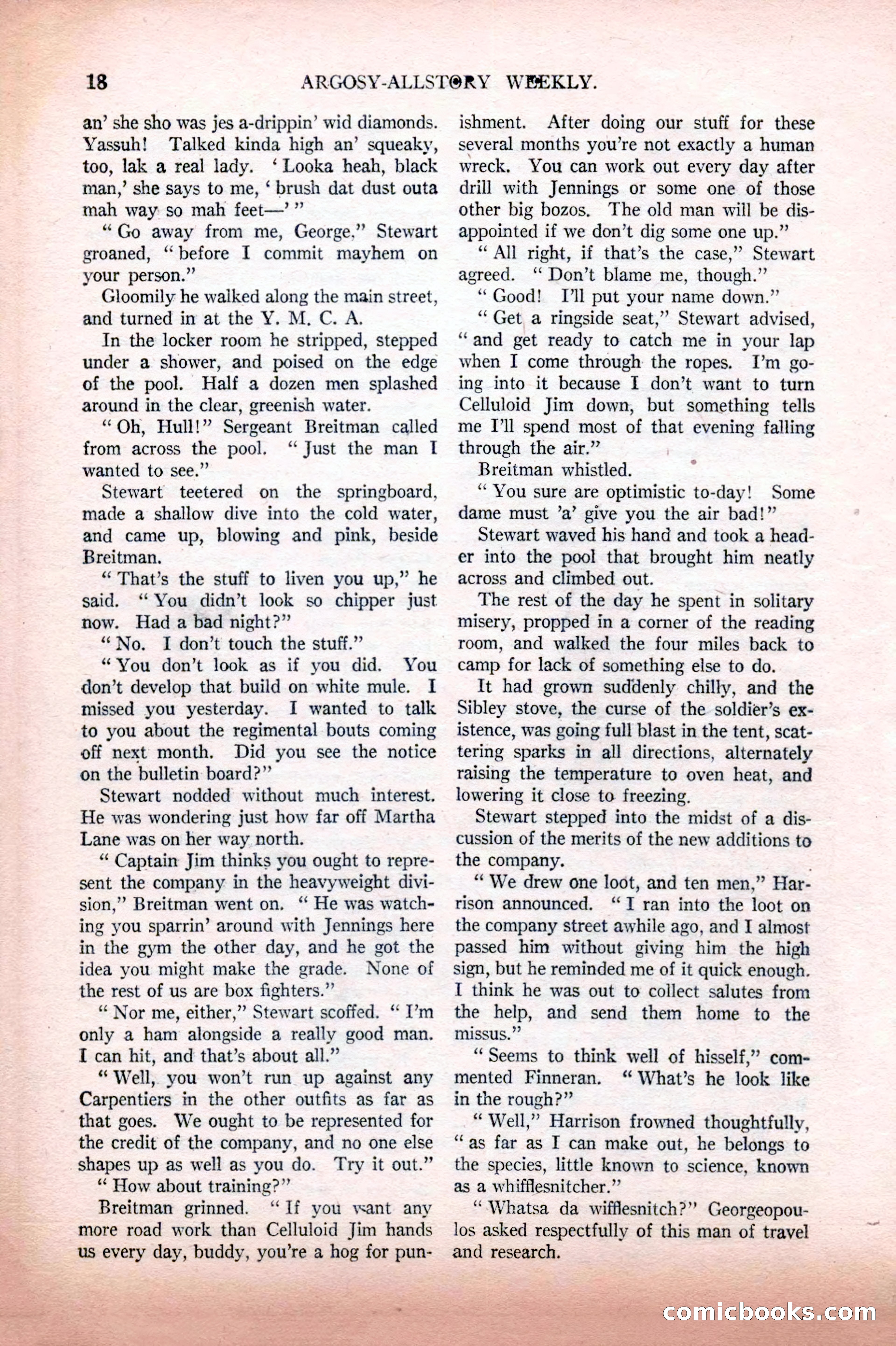 Argosy All-Story Weekly, February 12, 1927 — page 24 of 168