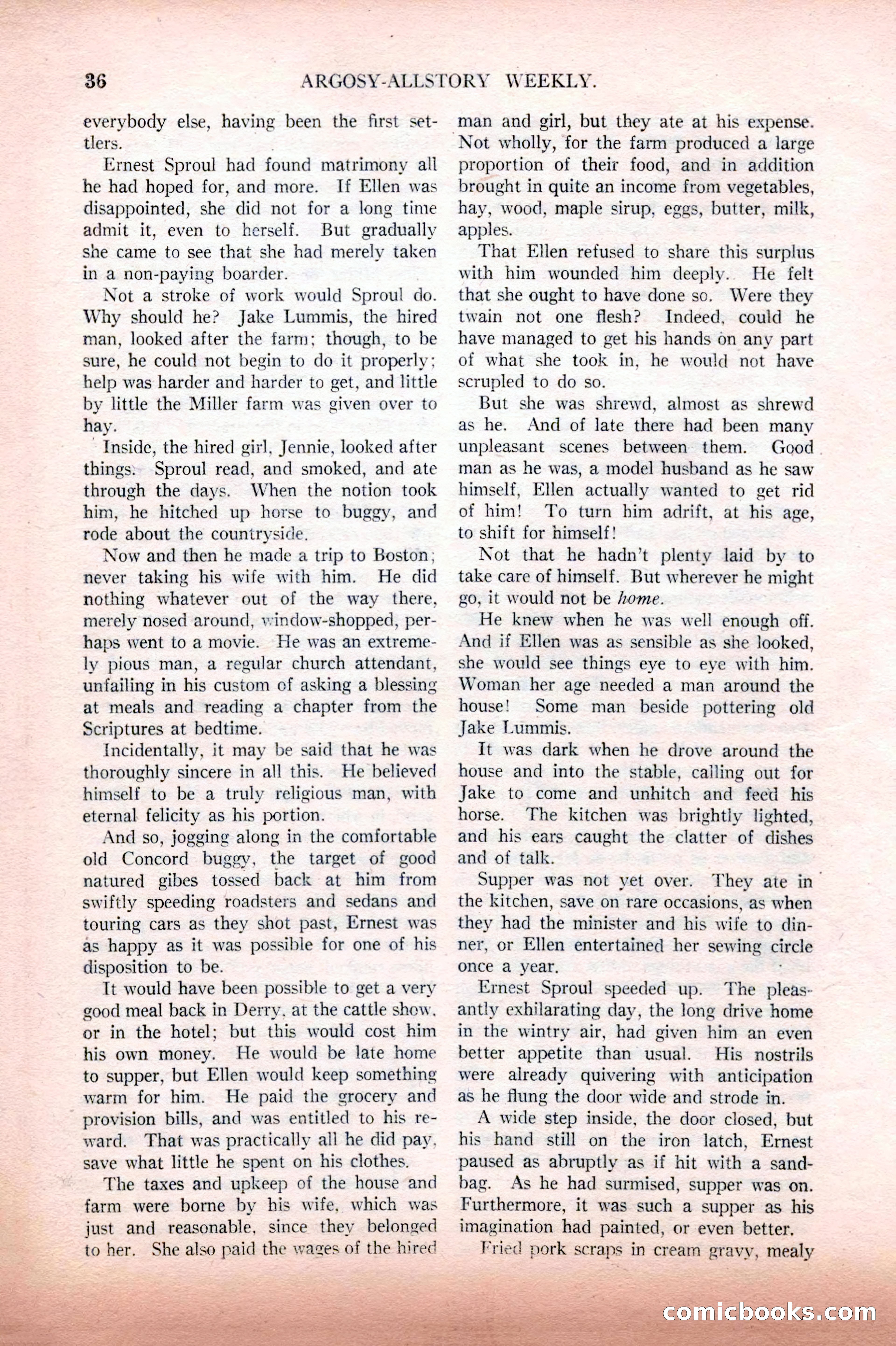 Argosy All-Story Weekly, February 12, 1927 — page 42 of 168