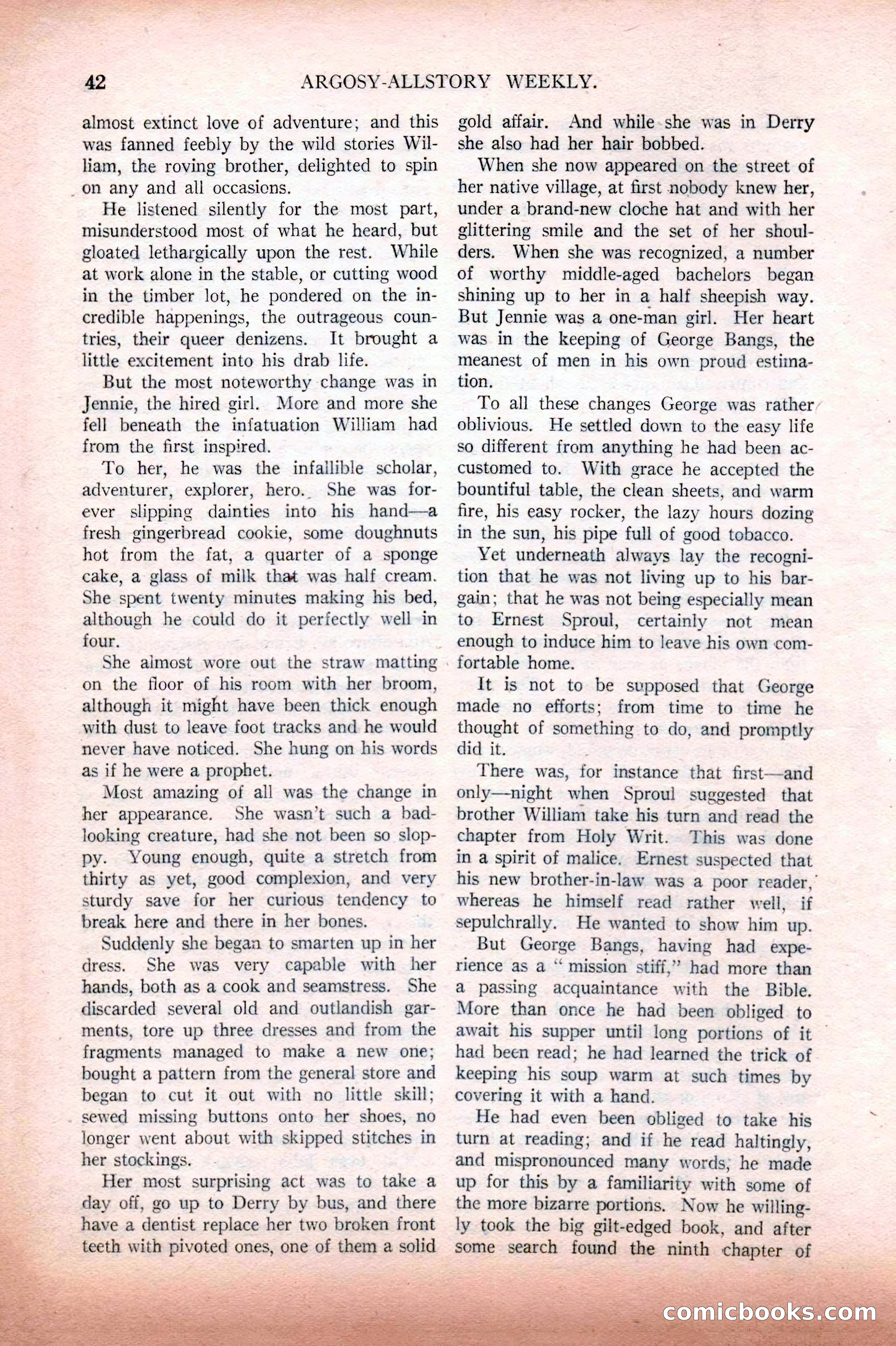 Argosy All-Story Weekly, February 12, 1927 — page 48 of 168