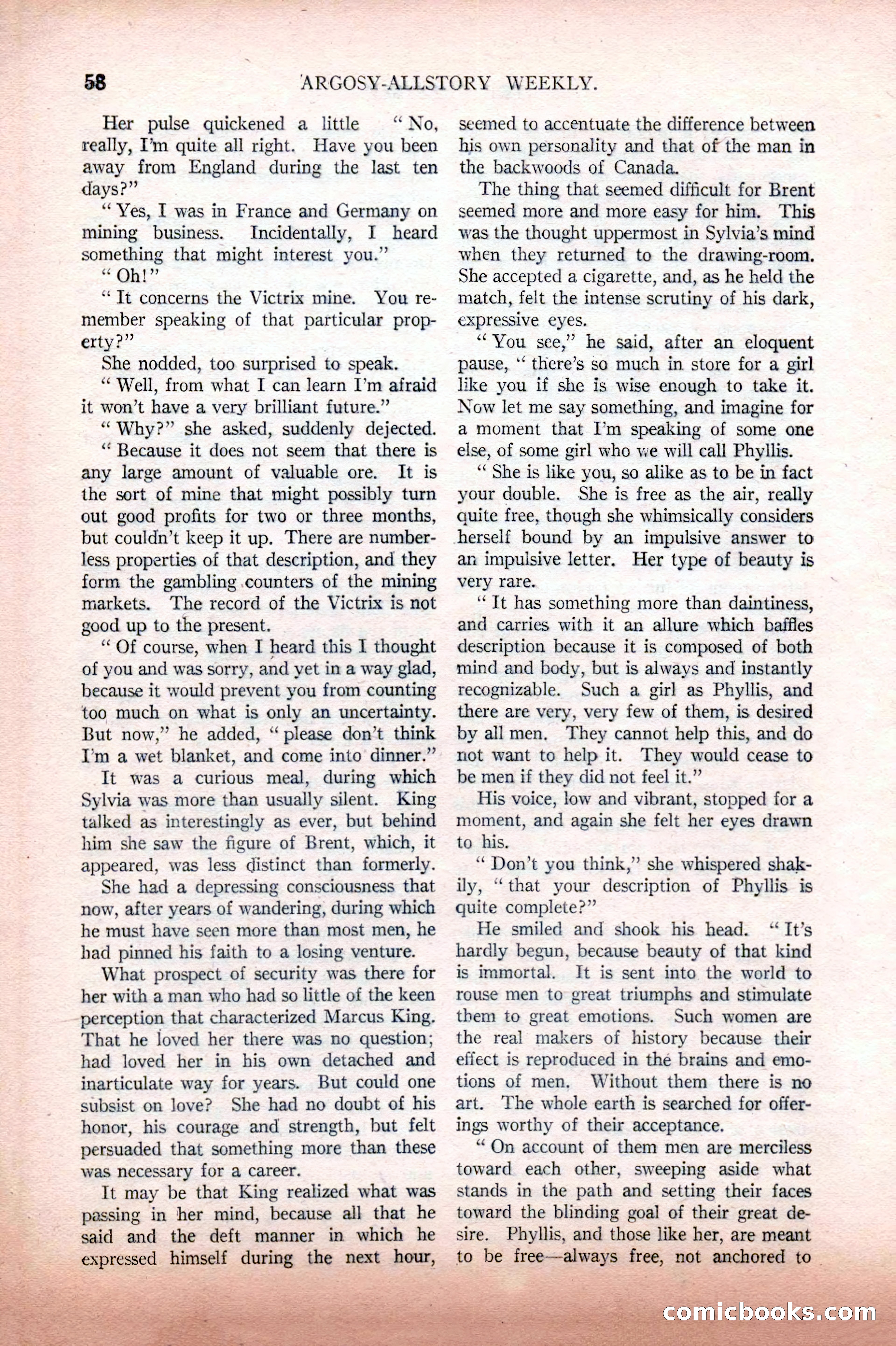 Argosy All-Story Weekly, February 12, 1927 — page 64 of 168