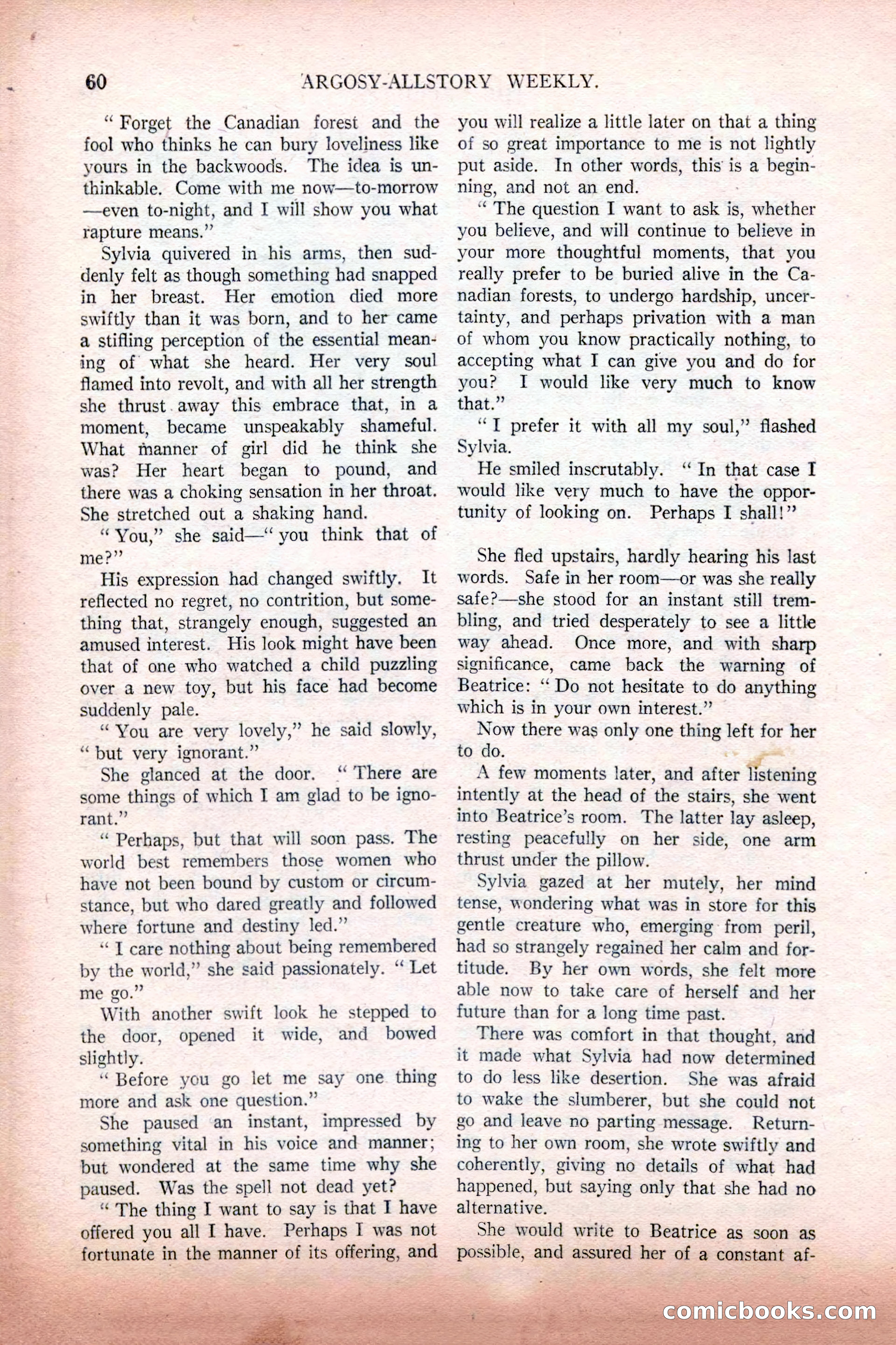 Argosy All-Story Weekly, February 12, 1927 — page 66 of 168