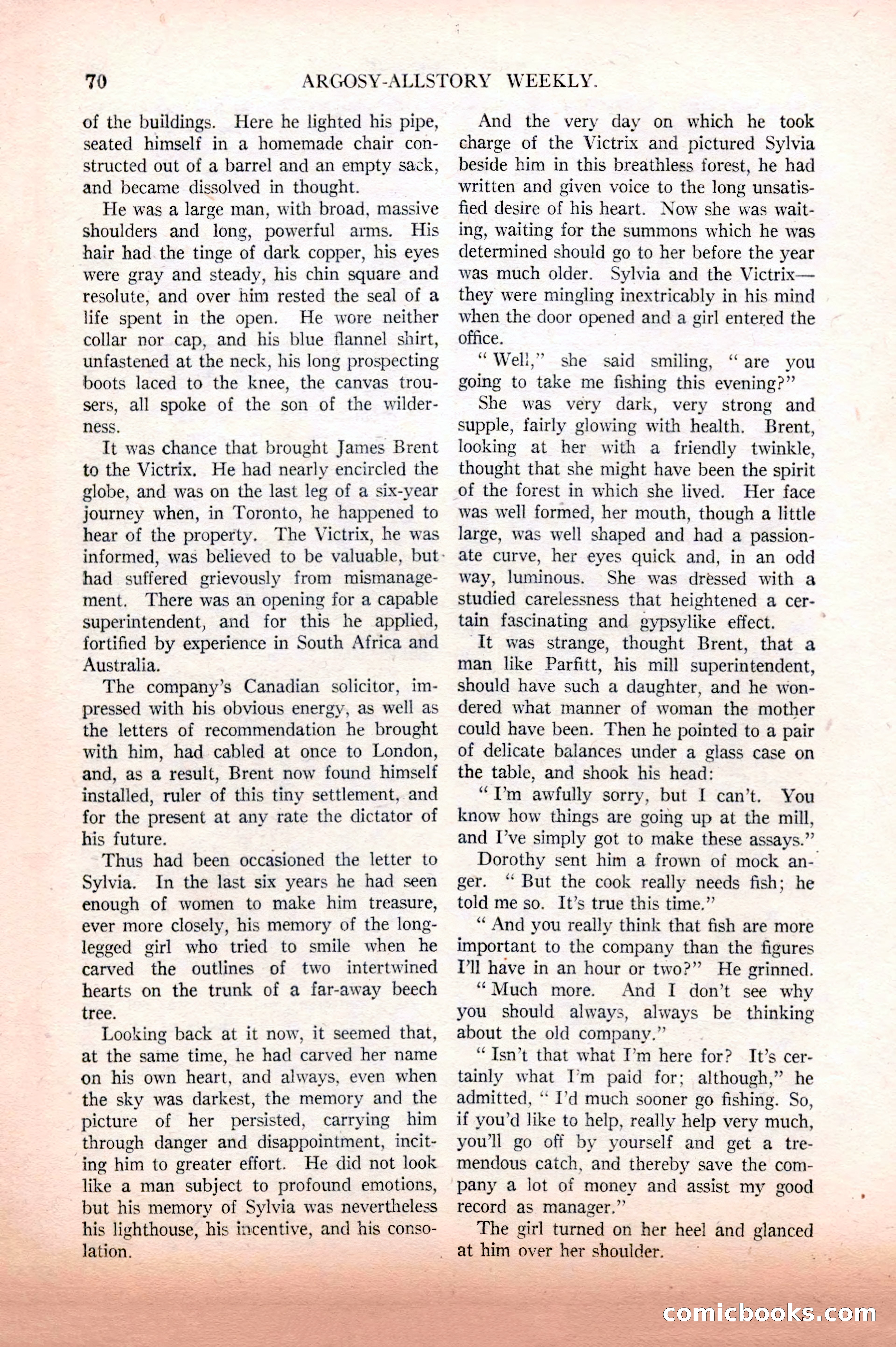 Argosy All-Story Weekly, February 12, 1927 — page 76 of 168
