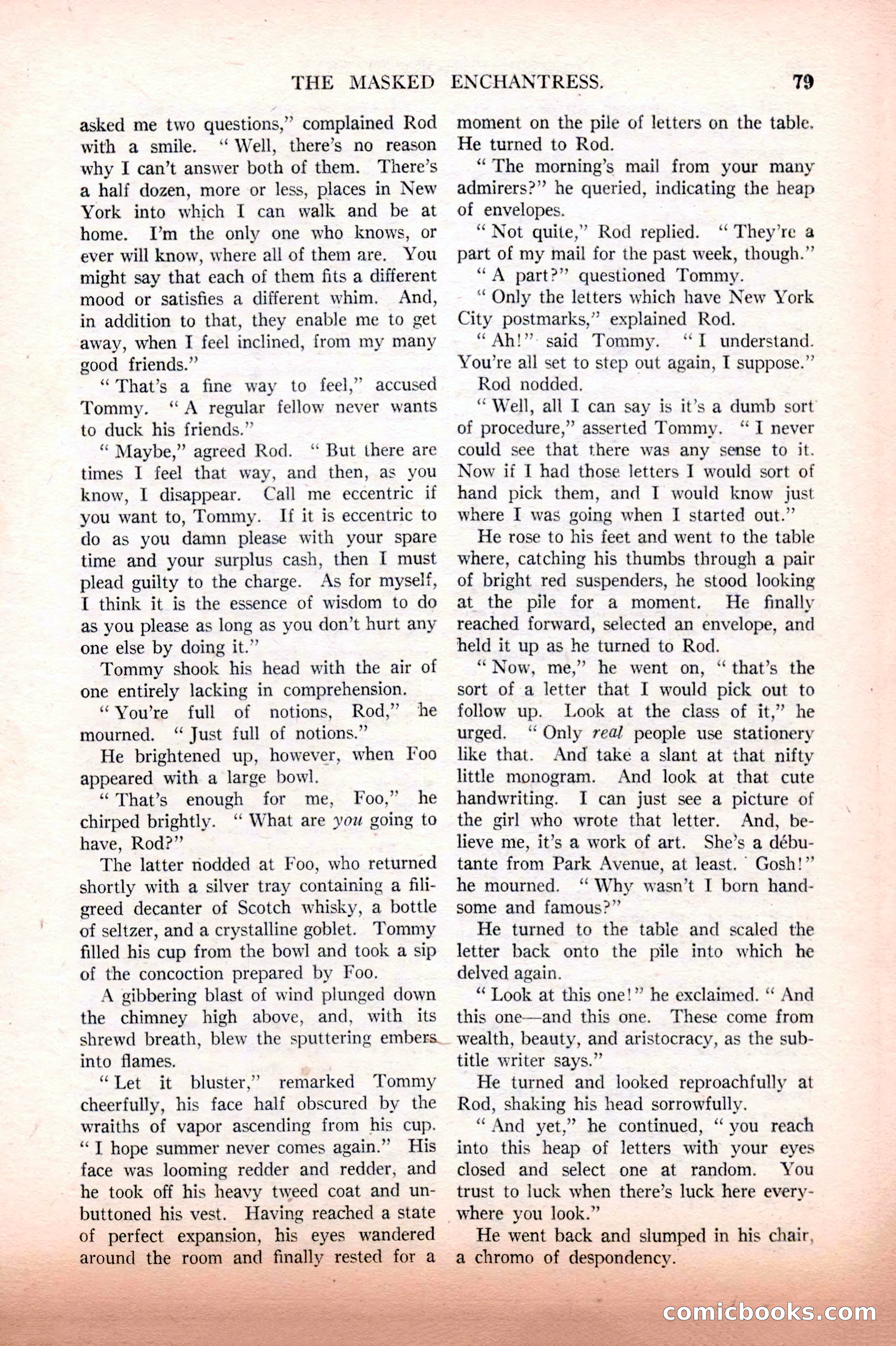 Argosy All-Story Weekly, February 12, 1927 — page 85 of 168