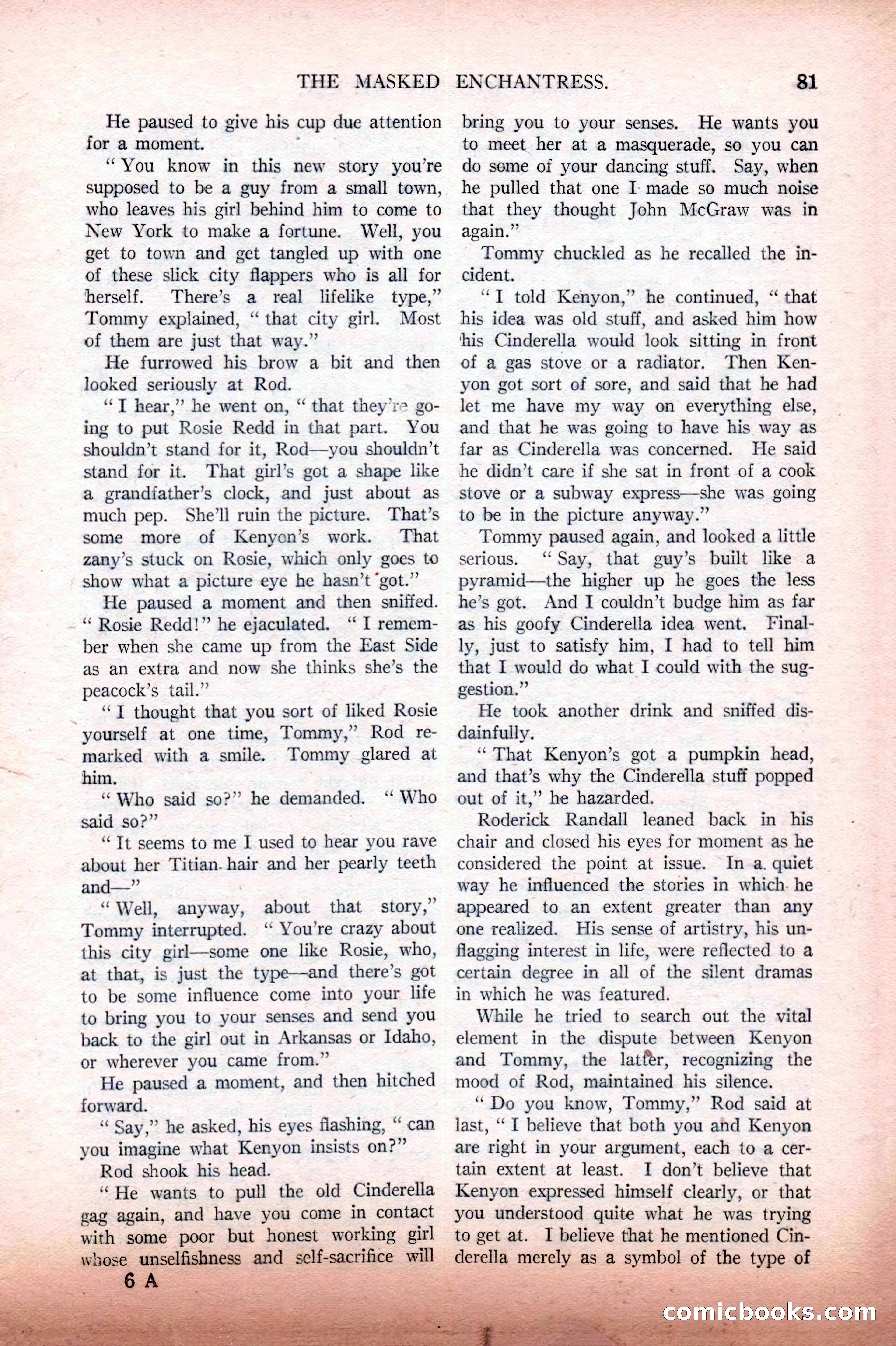 Argosy All-Story Weekly, February 12, 1927 — page 87 of 168