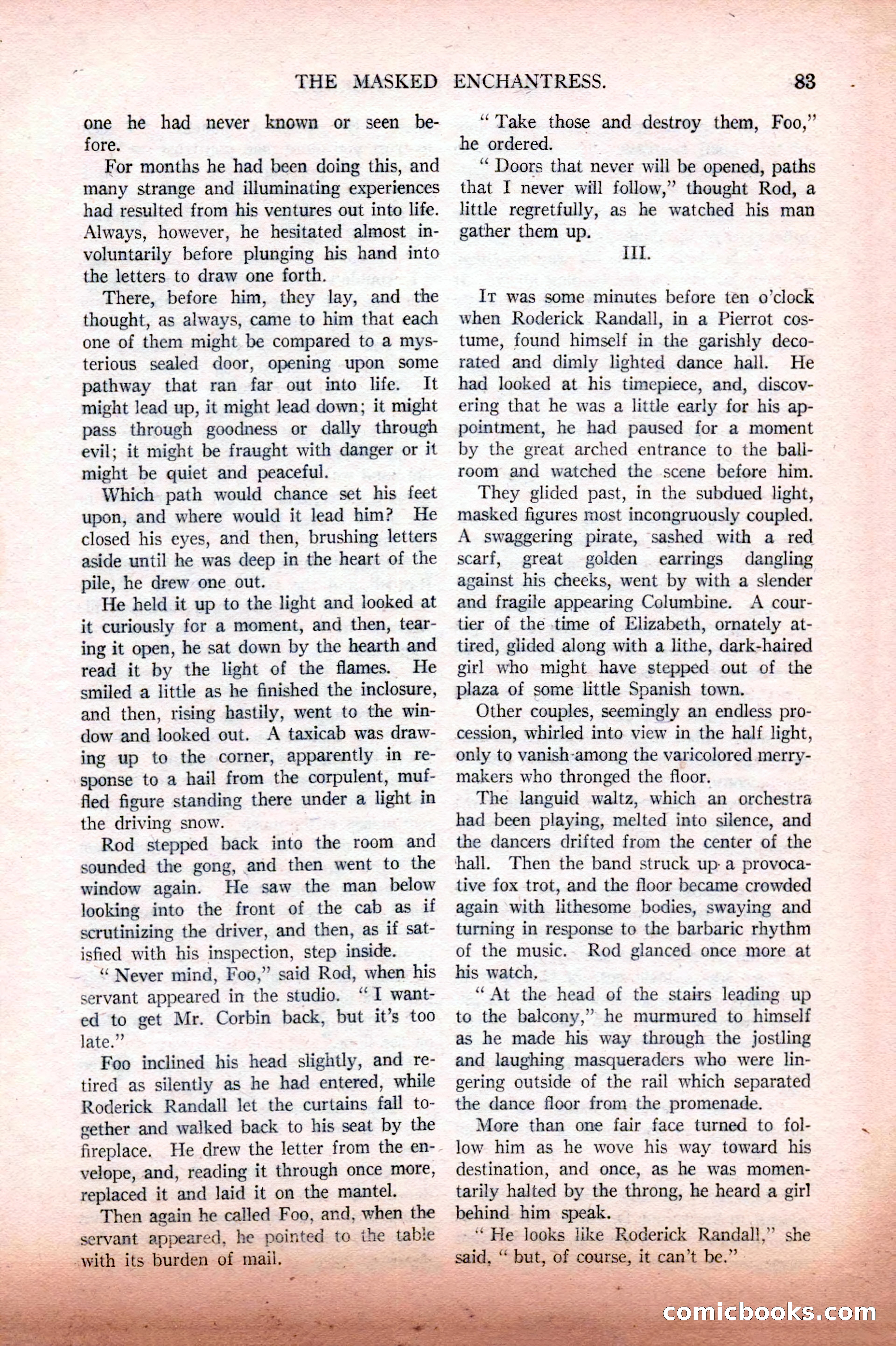 Argosy All-Story Weekly, February 12, 1927 — page 89 of 168