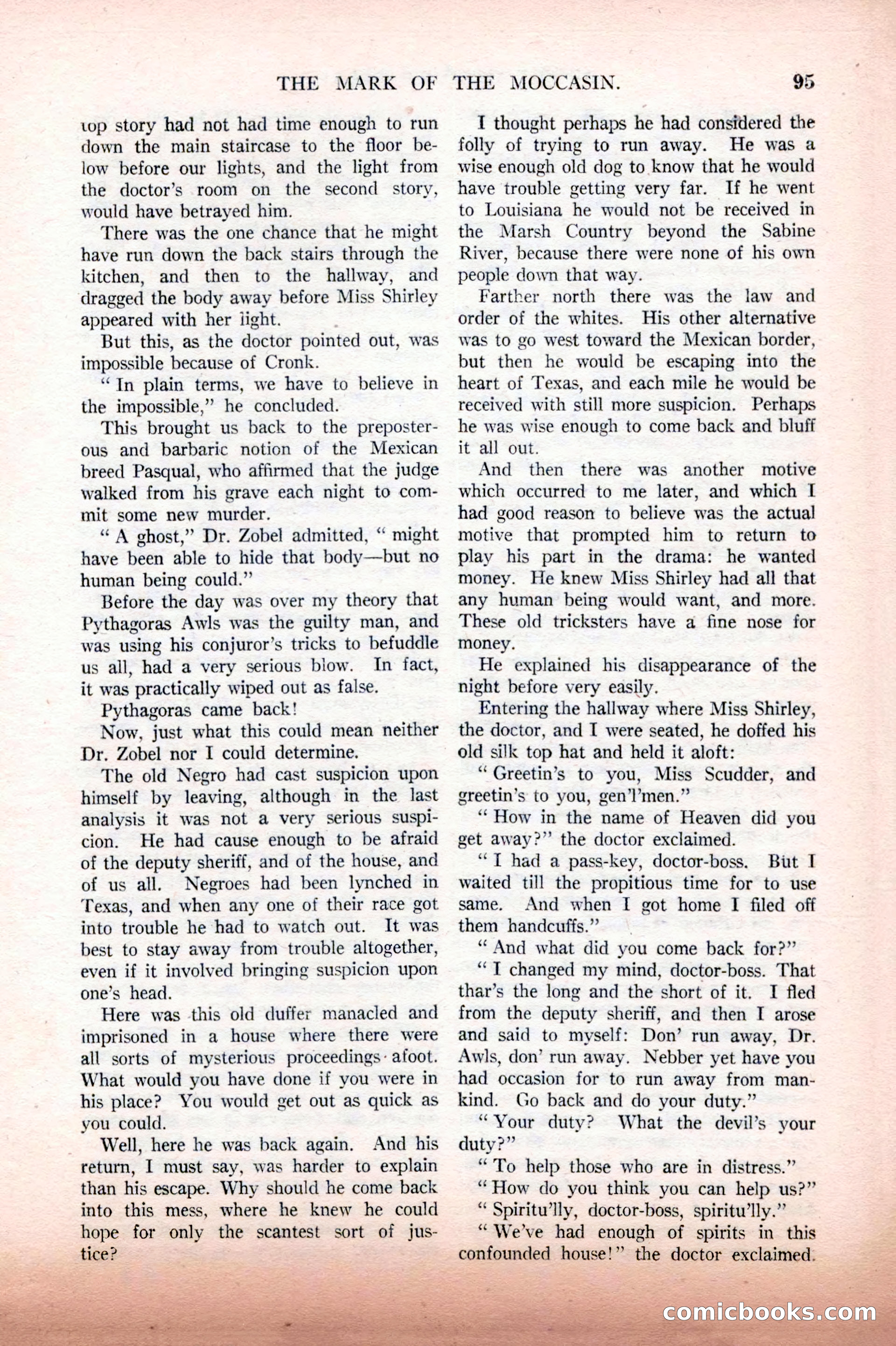 Argosy All-Story Weekly, February 12, 1927 — page 101 of 168