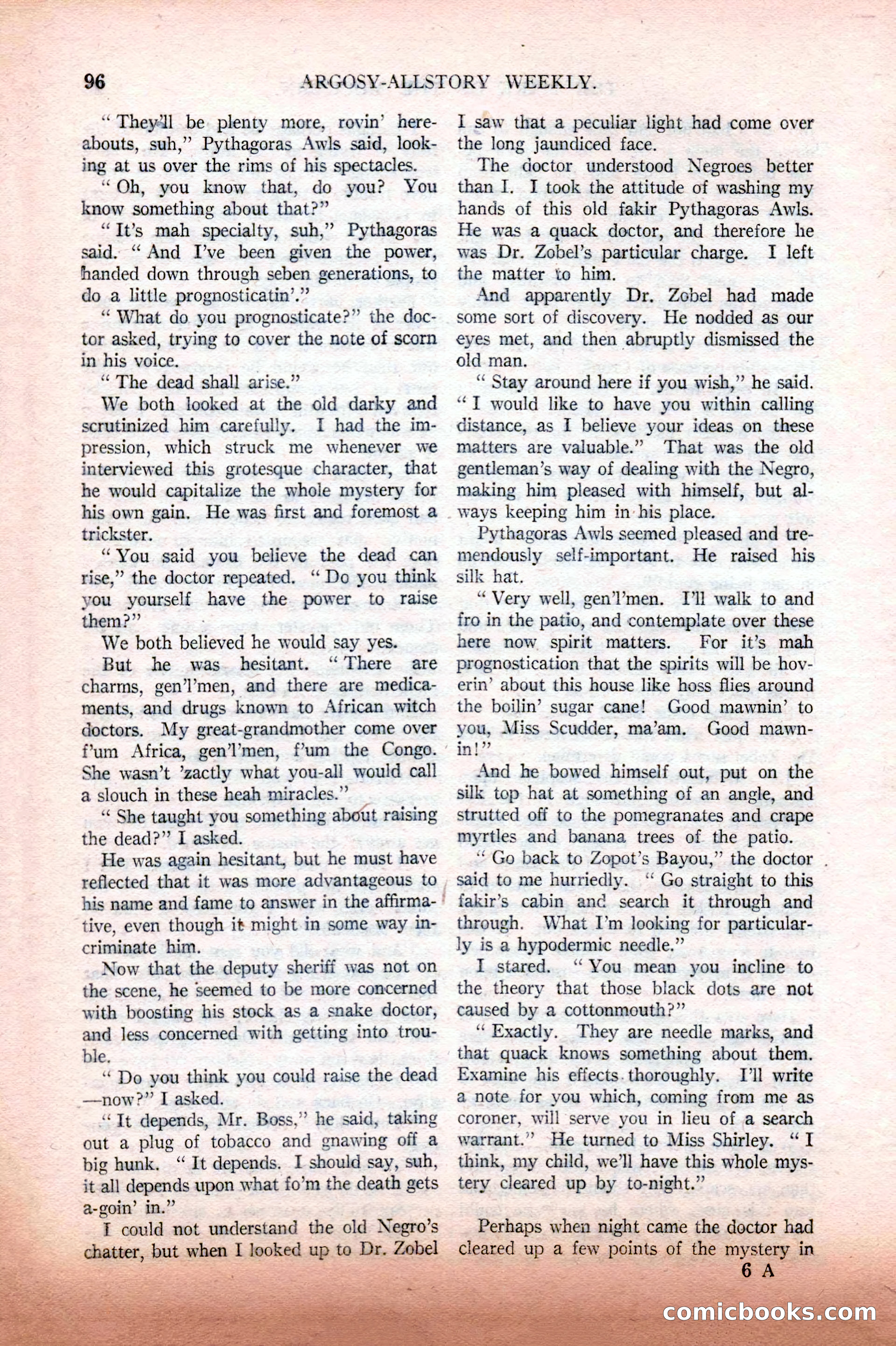 Argosy All-Story Weekly, February 12, 1927 — page 102 of 168
