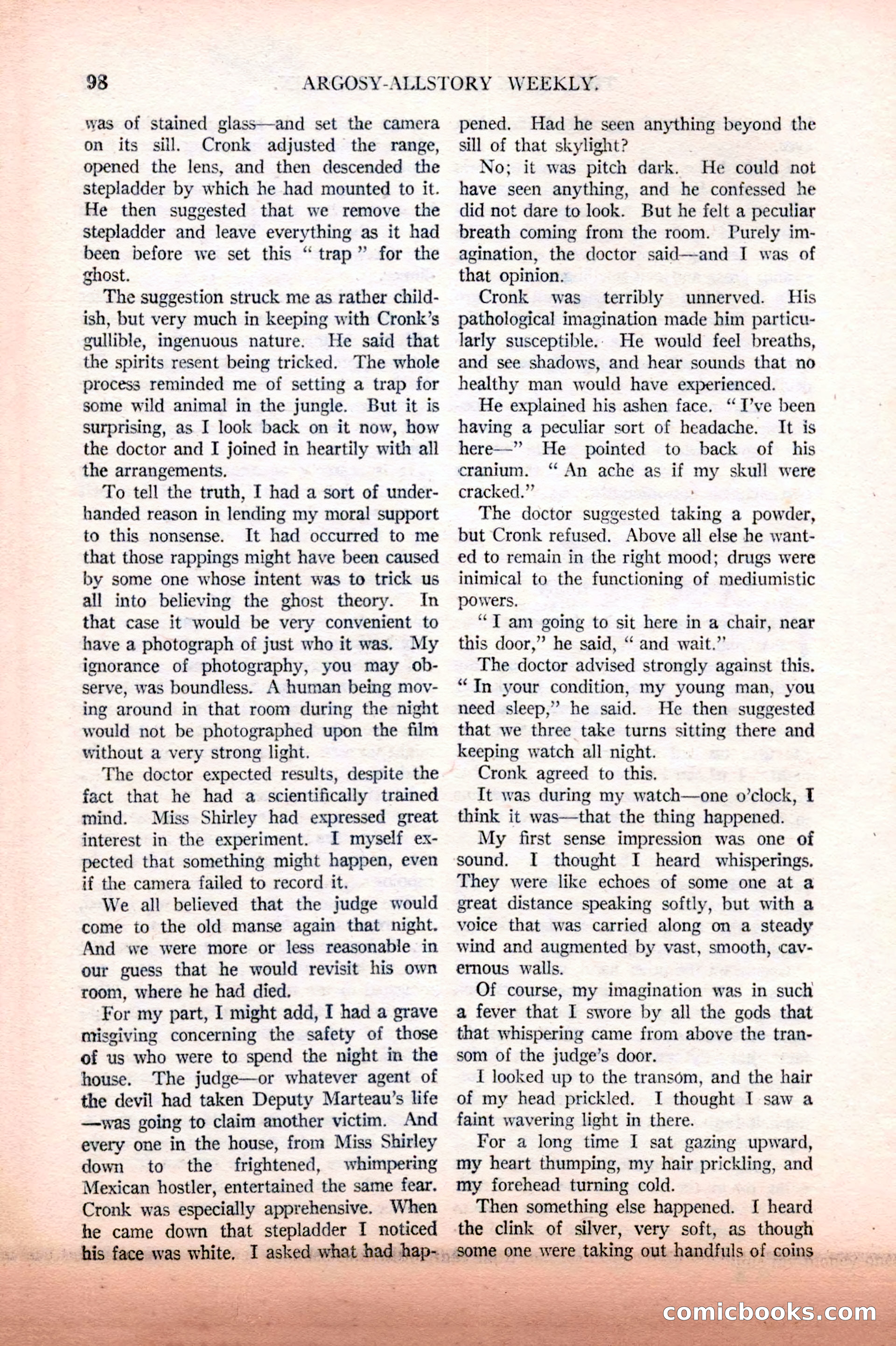 Argosy All-Story Weekly, February 12, 1927 — page 104 of 168