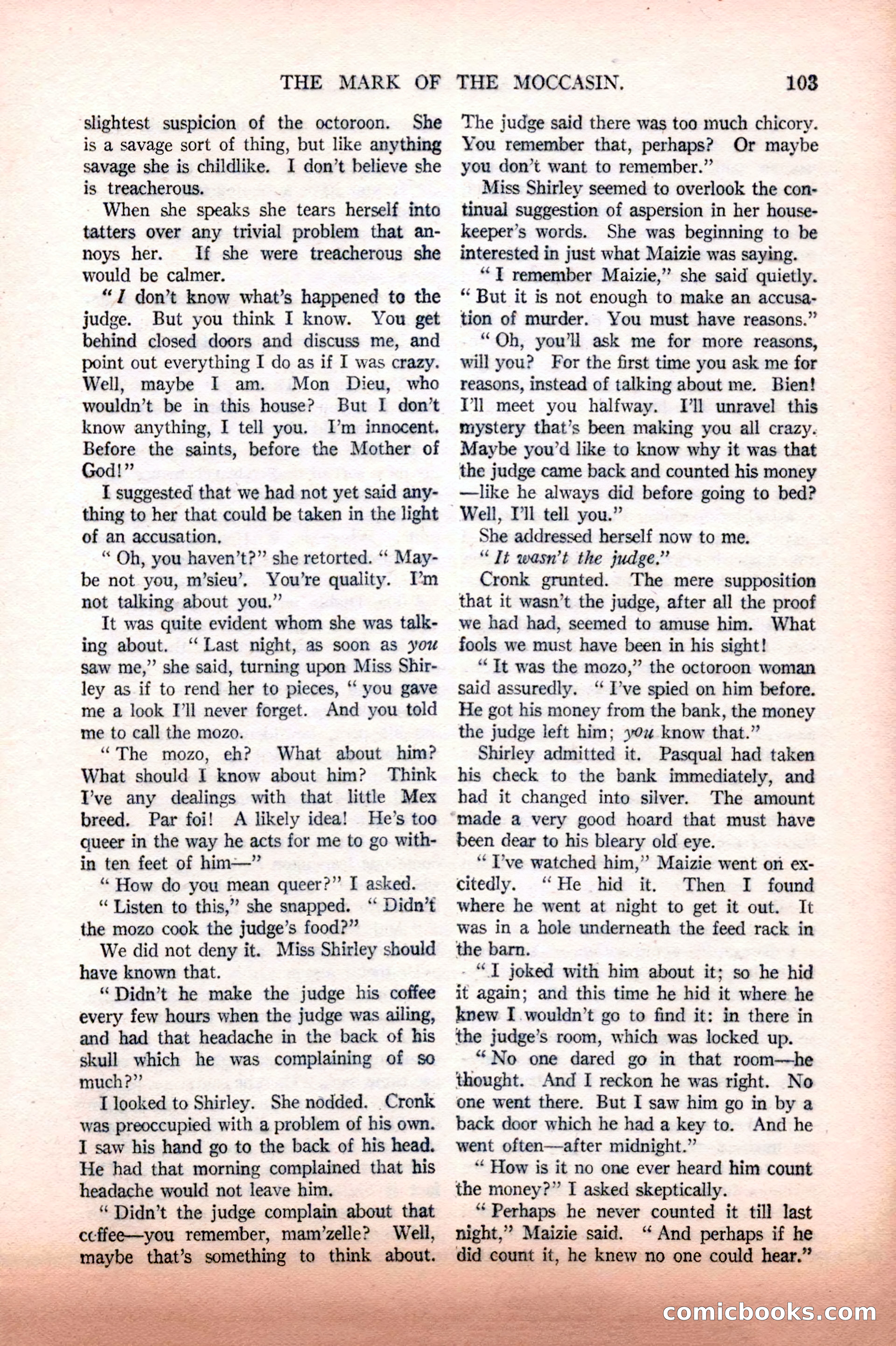 Argosy All-Story Weekly, February 12, 1927 — page 109 of 168