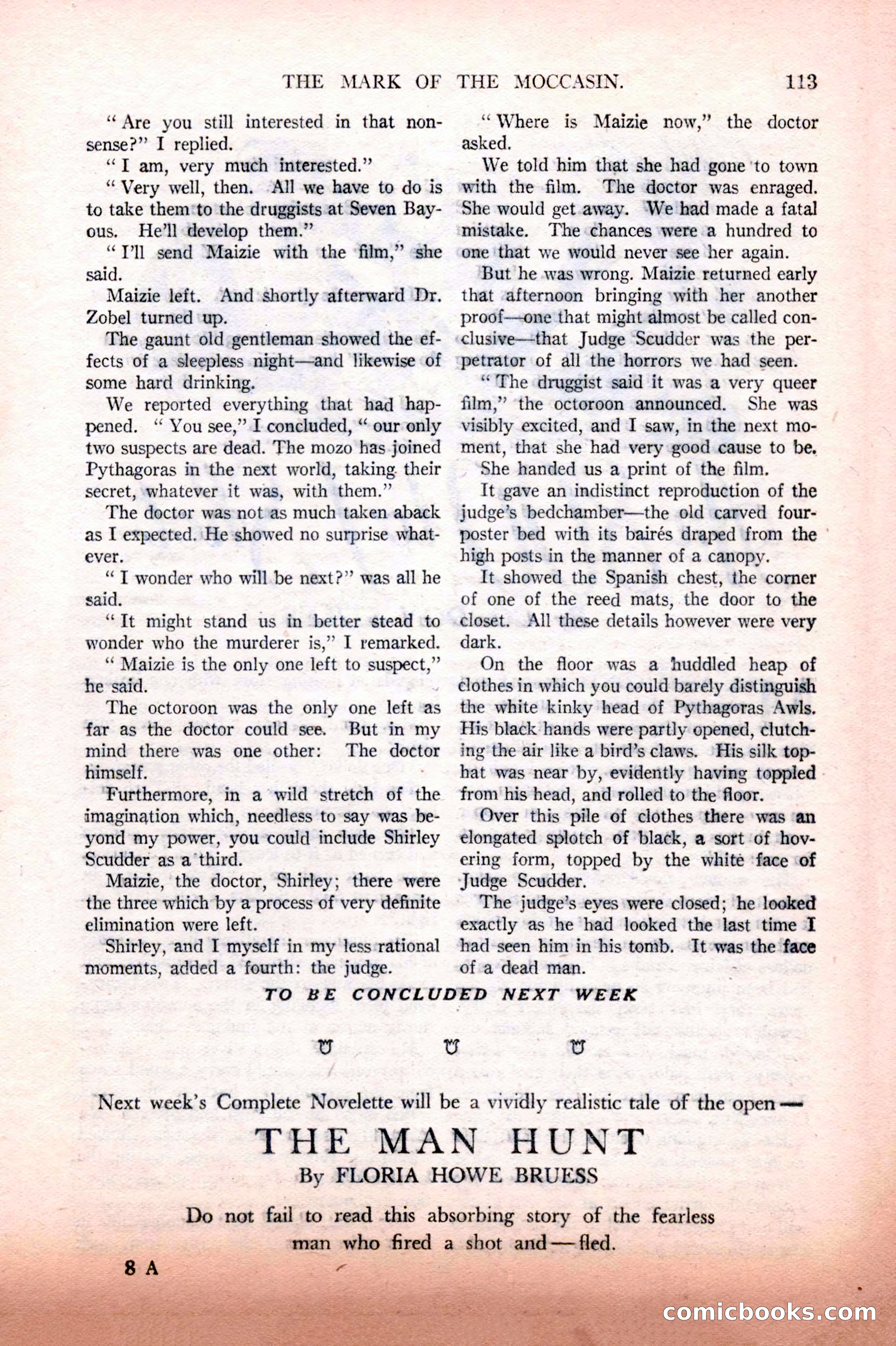 Argosy All-Story Weekly, February 12, 1927 — page 119 of 168