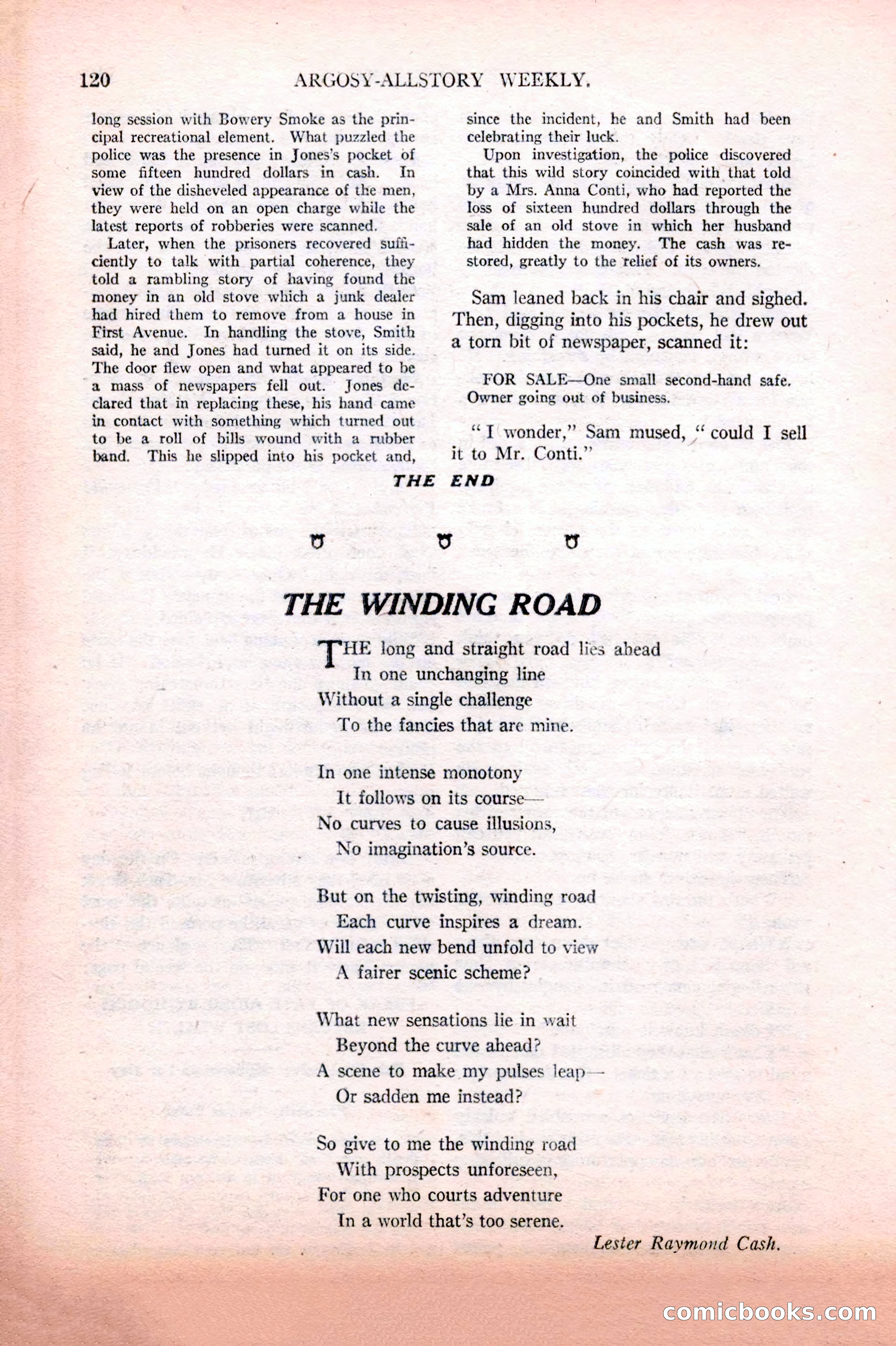 Argosy All-Story Weekly, February 12, 1927 — page 126 of 168