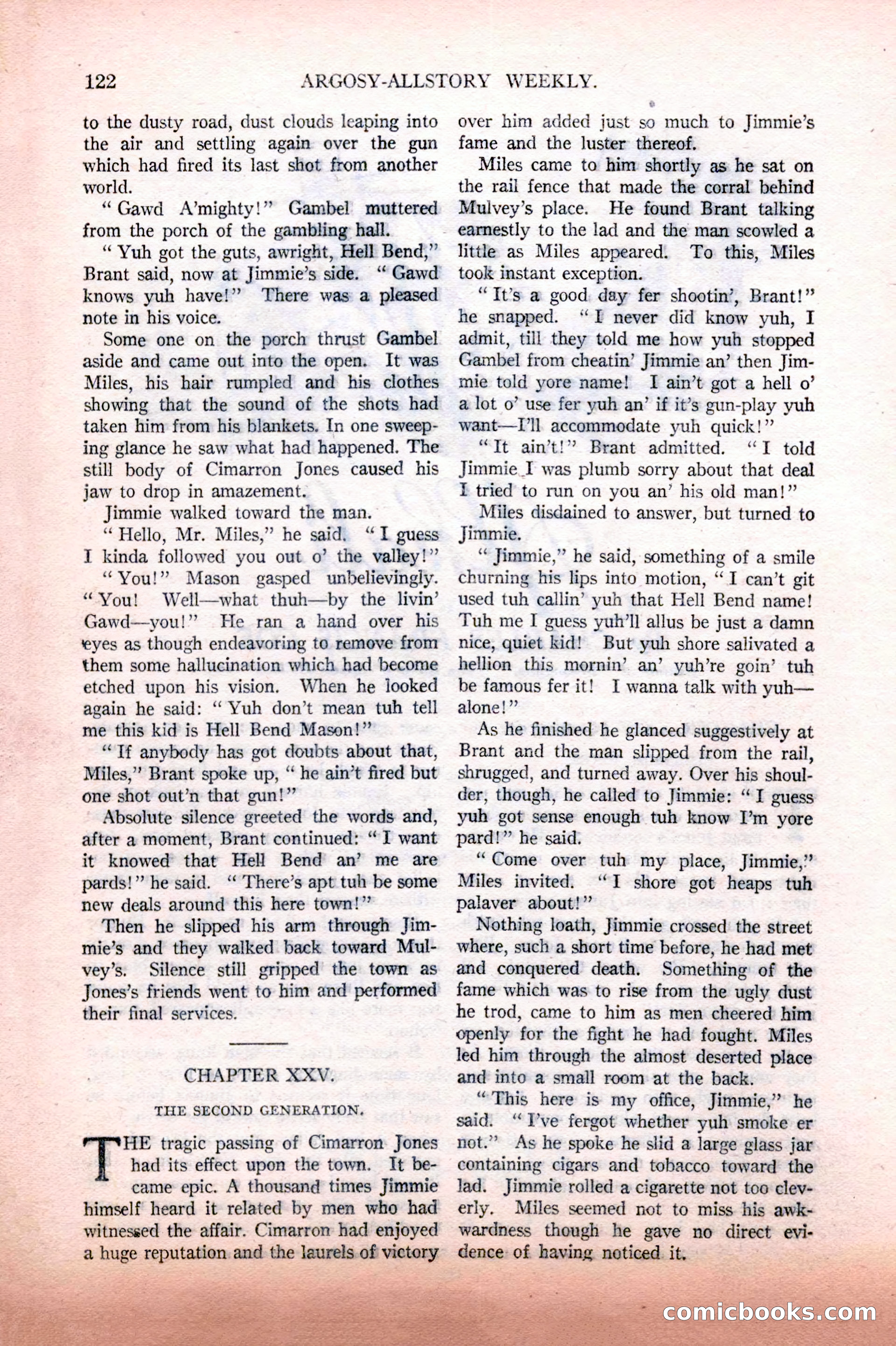 Argosy All-Story Weekly, February 12, 1927 — page 128 of 168