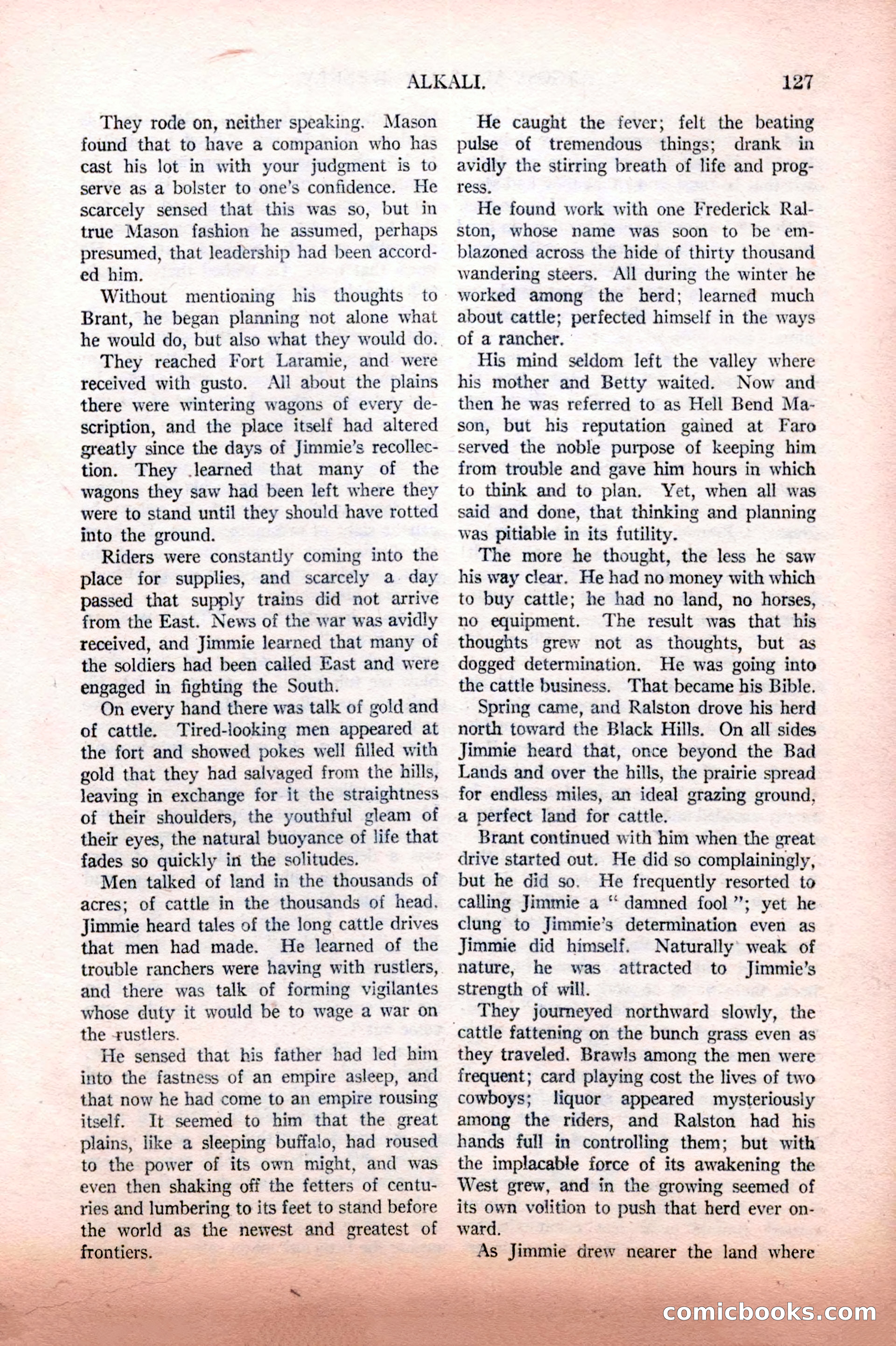 Argosy All-Story Weekly, February 12, 1927 — page 133 of 168