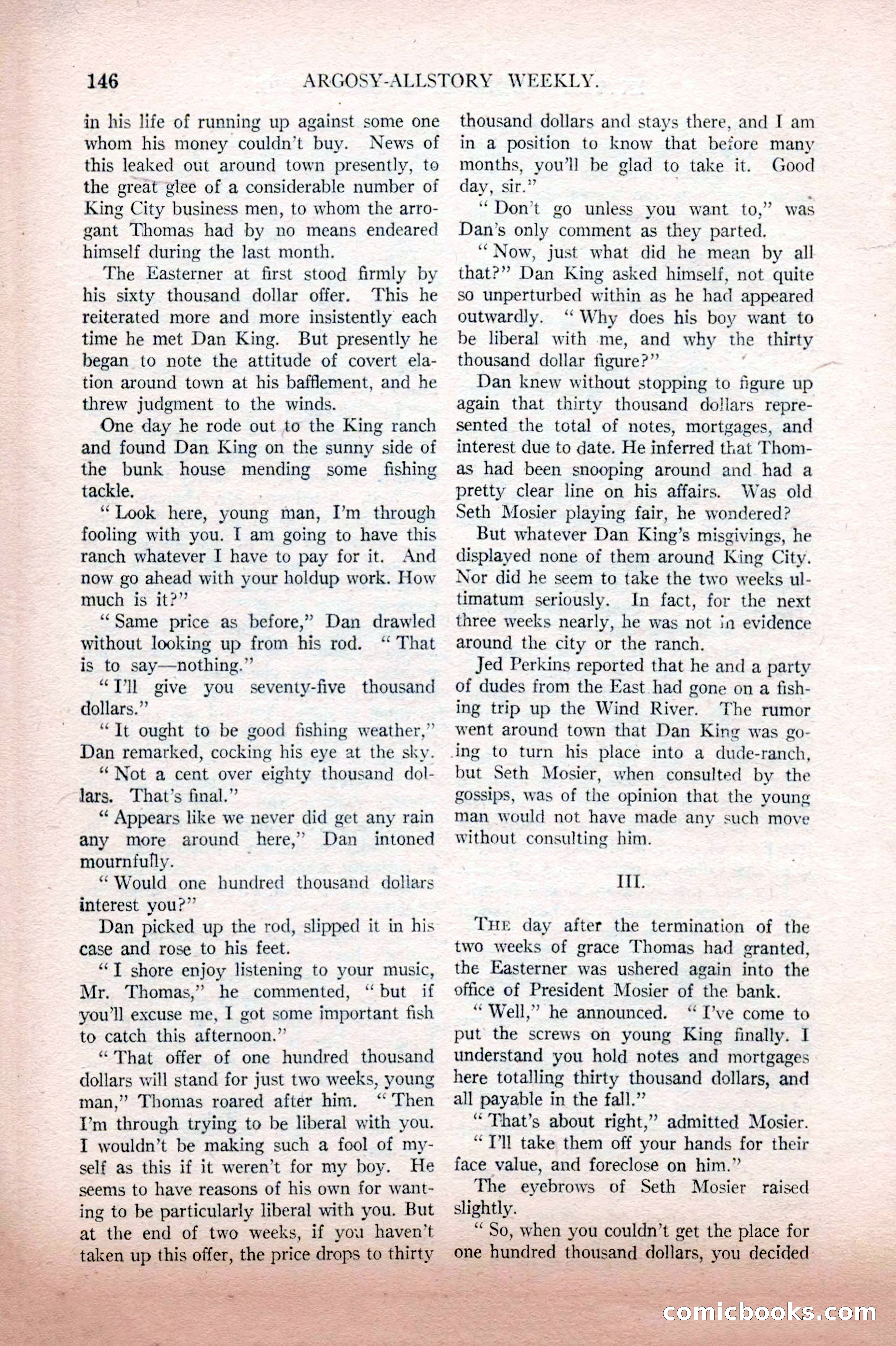 Argosy All-Story Weekly, February 12, 1927 — page 152 of 168