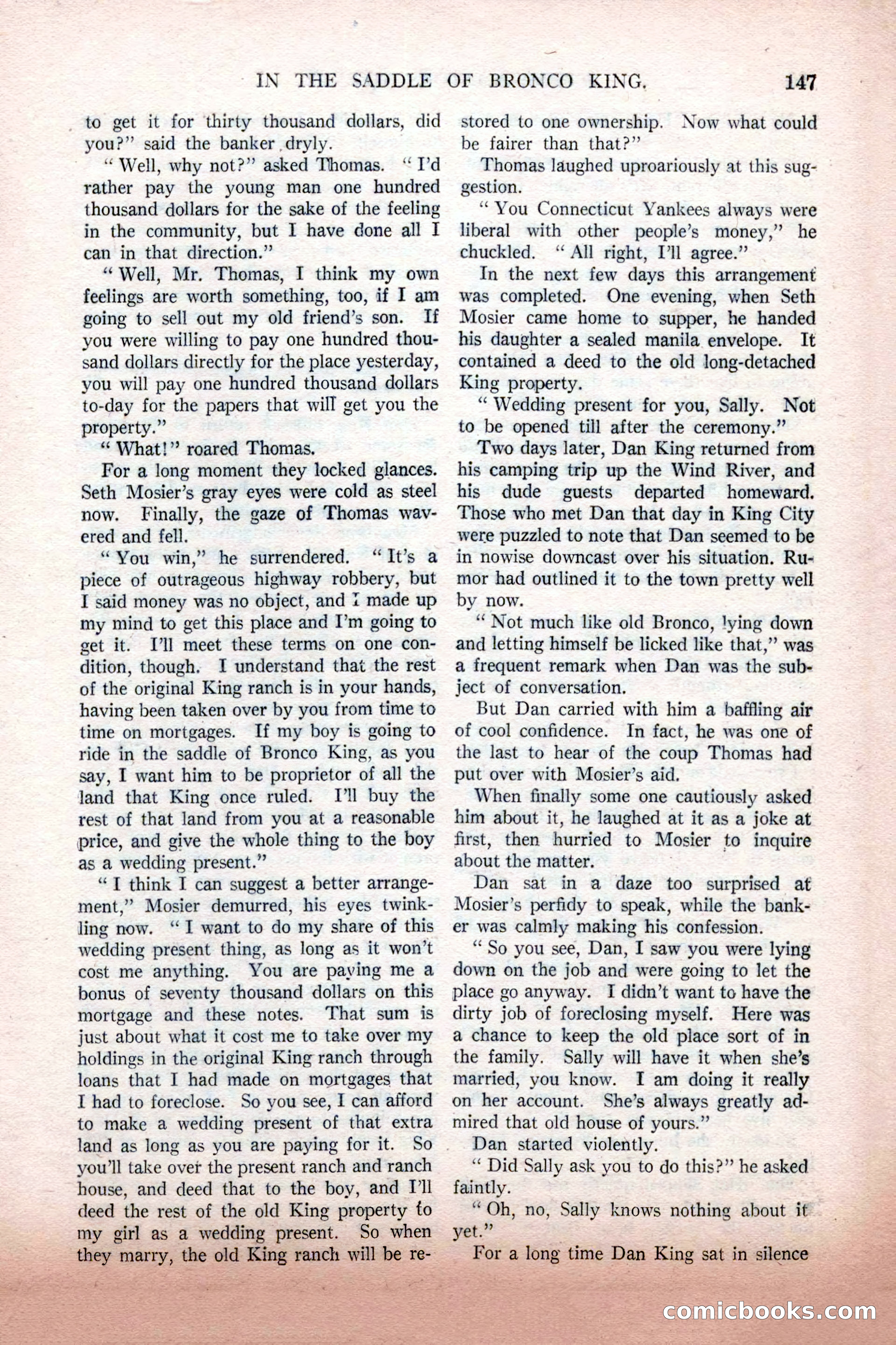 Argosy All-Story Weekly, February 12, 1927 — page 153 of 168