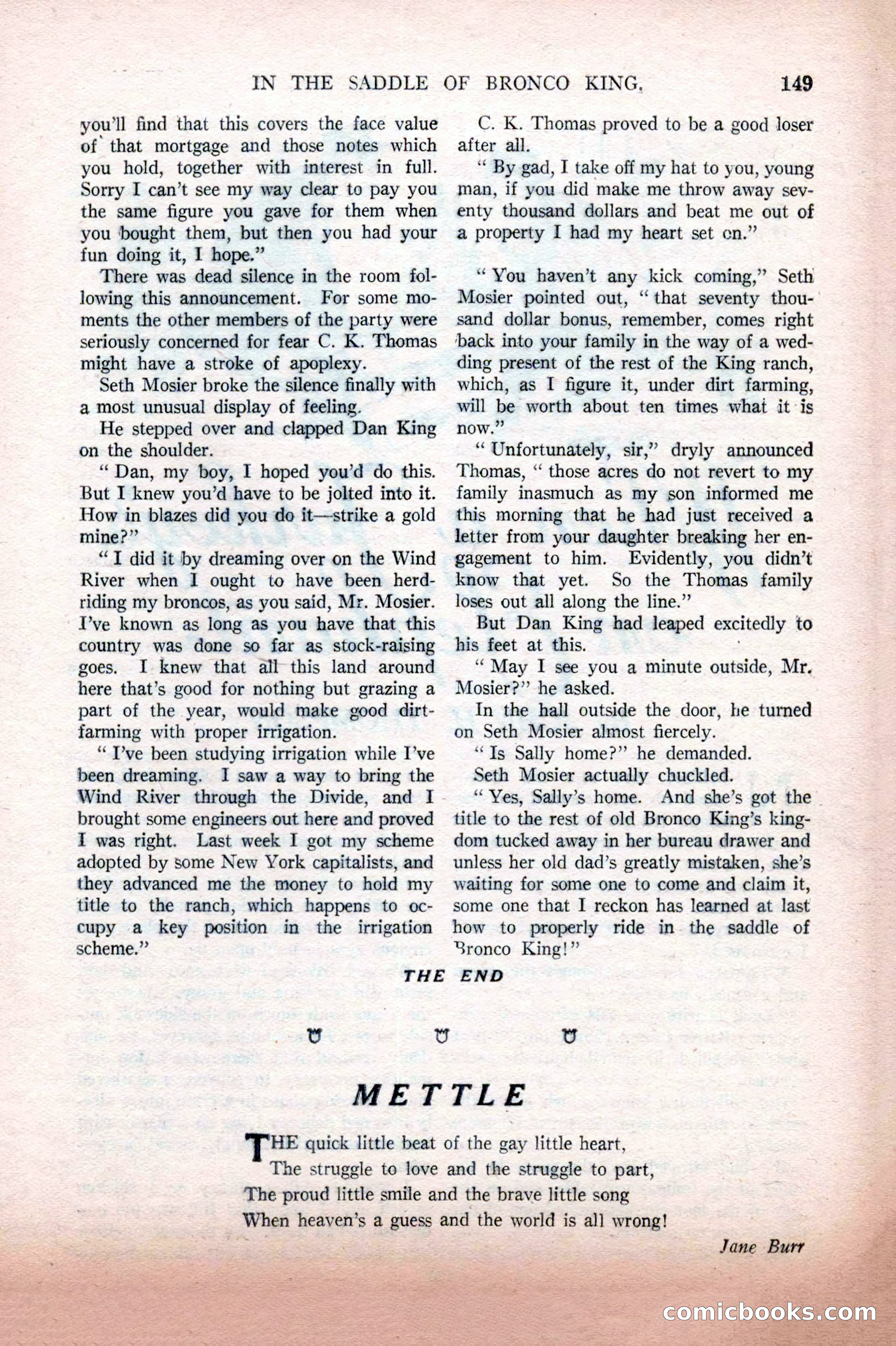 Argosy All-Story Weekly, February 12, 1927 — page 155 of 168