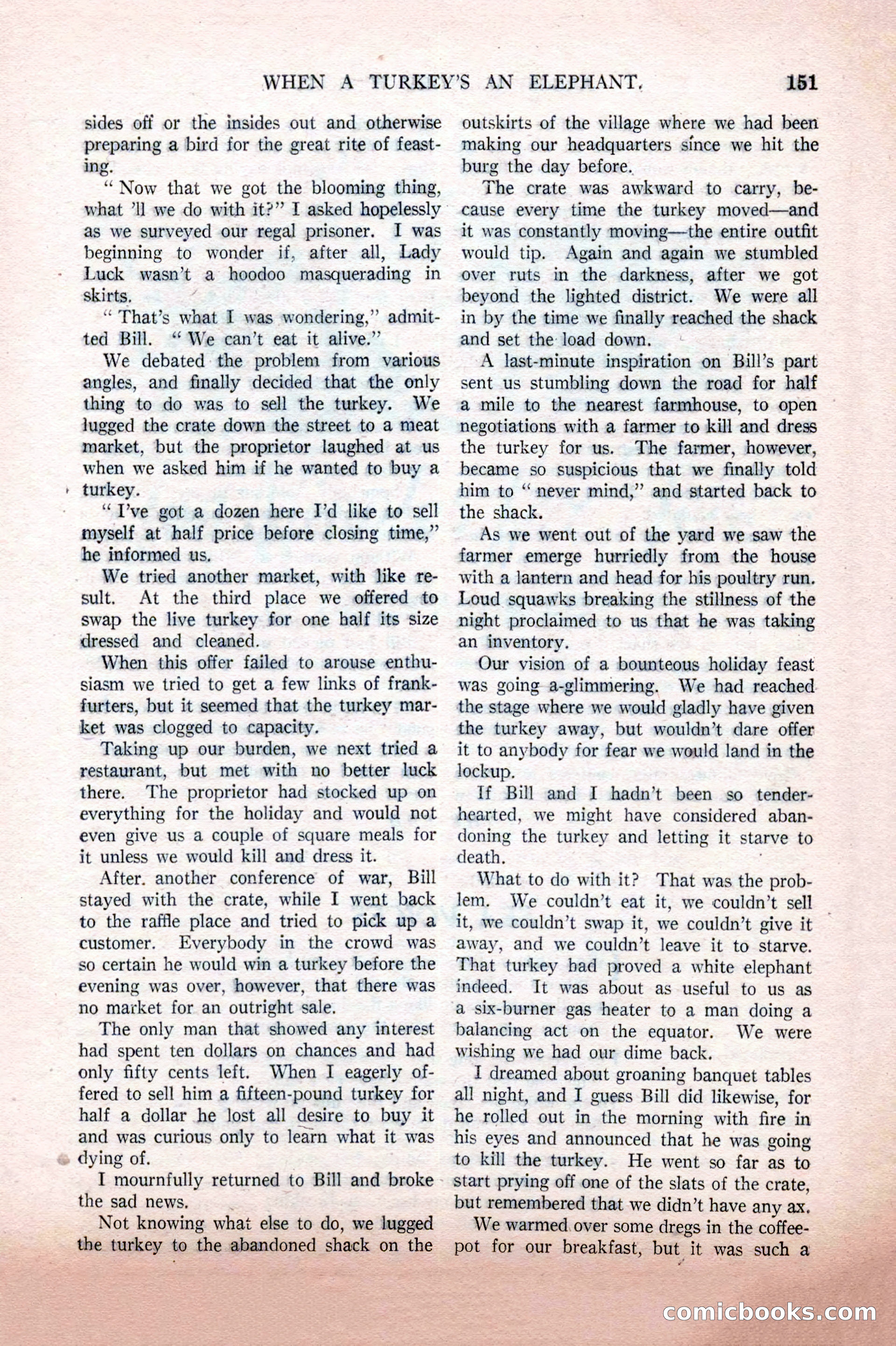 Argosy All-Story Weekly, February 12, 1927 — page 157 of 168