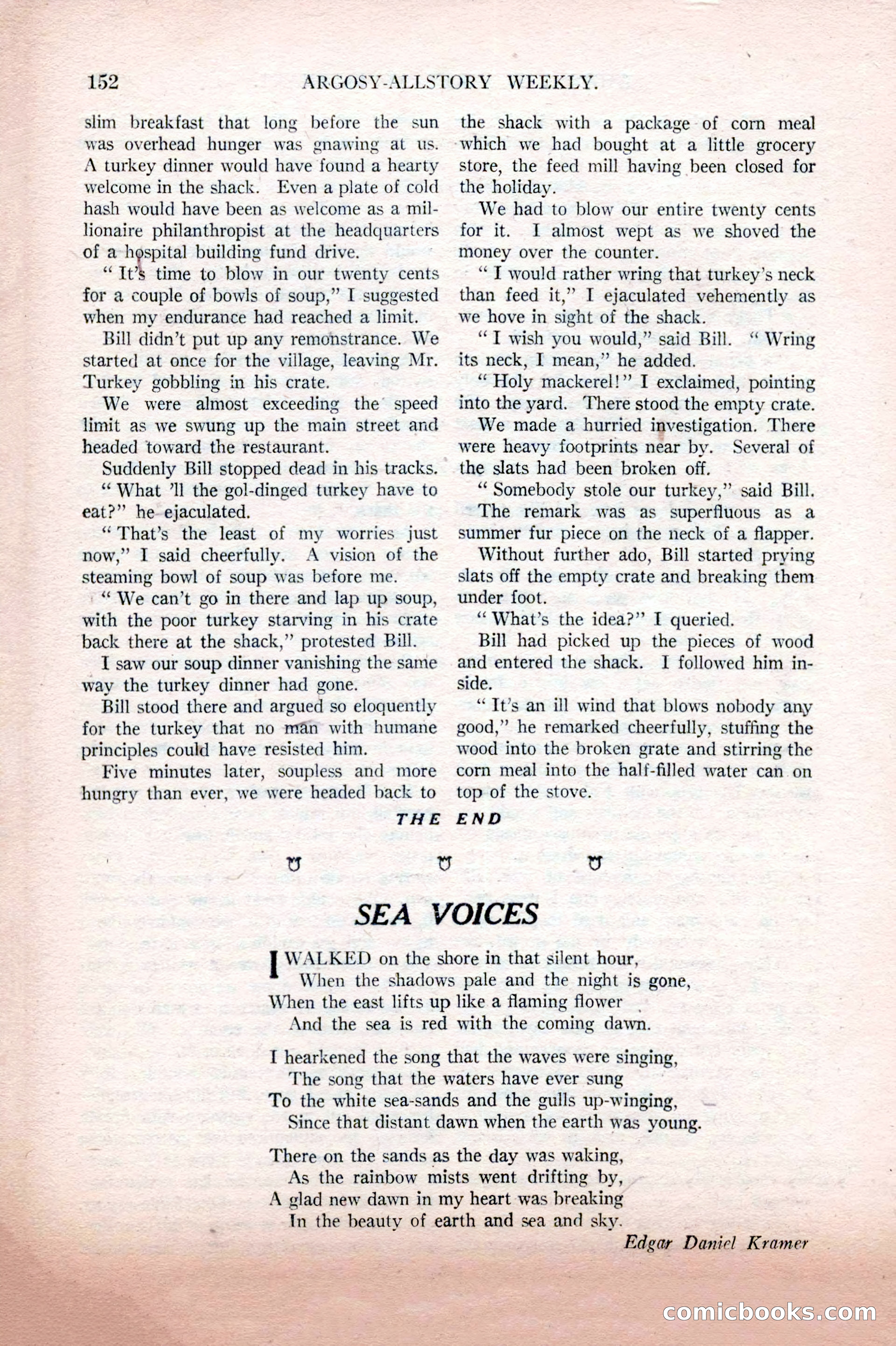 Argosy All-Story Weekly, February 12, 1927 — page 158 of 168