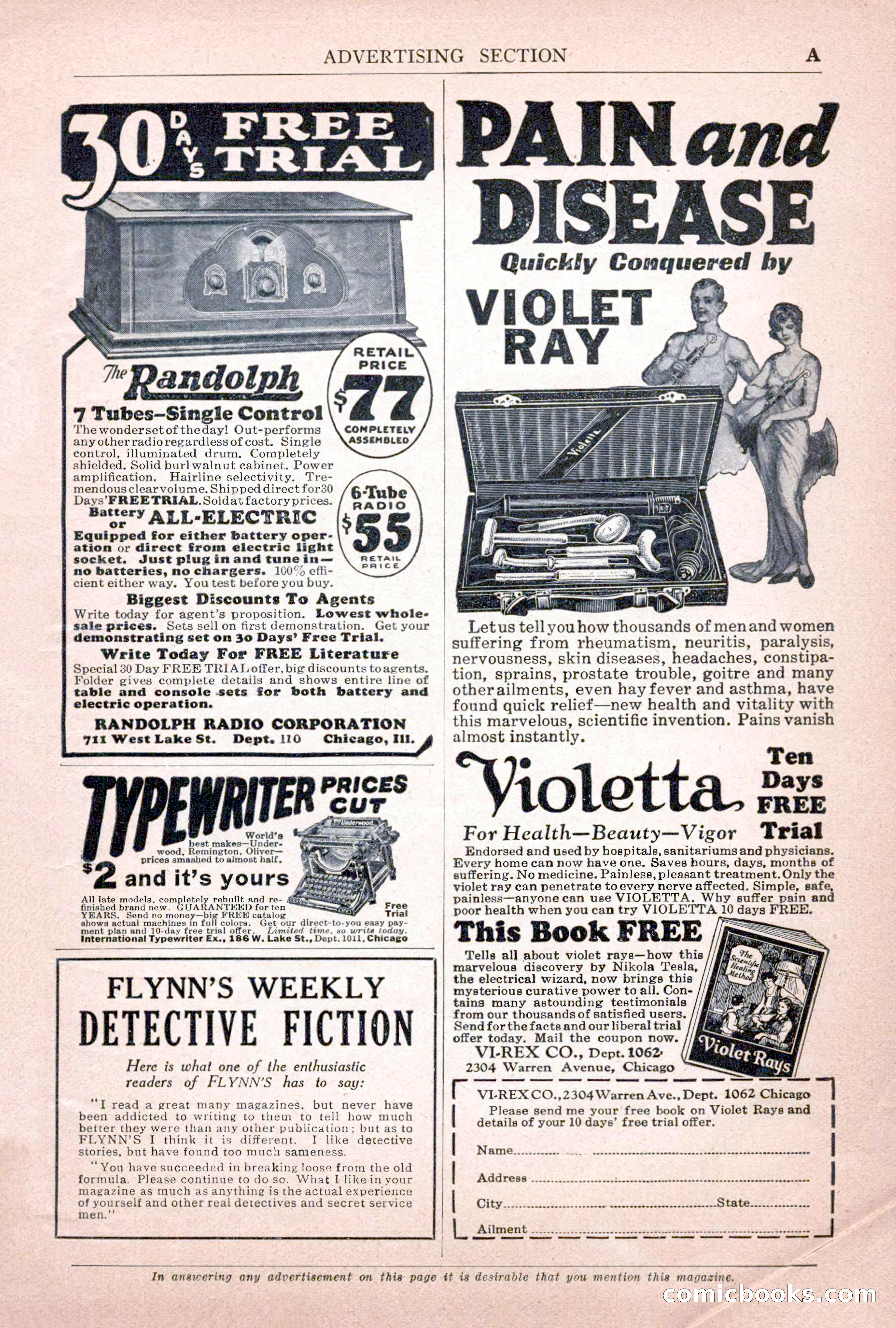 Argosy All-Story Weekly, Vol. 189, No. 4 — page 9 of 180