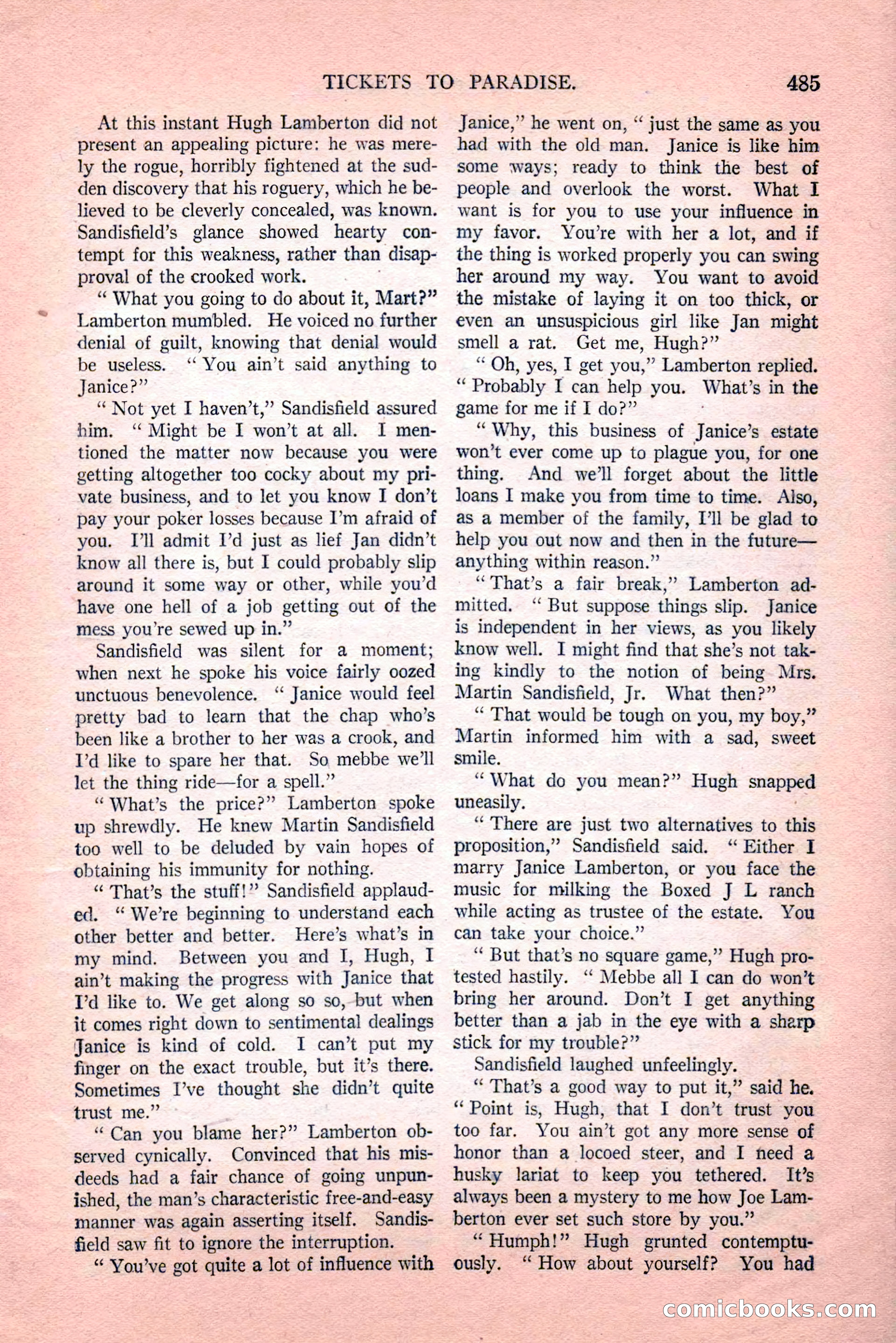 Argosy All-Story Weekly, Vol. 189, No. 4 — page 15 of 180