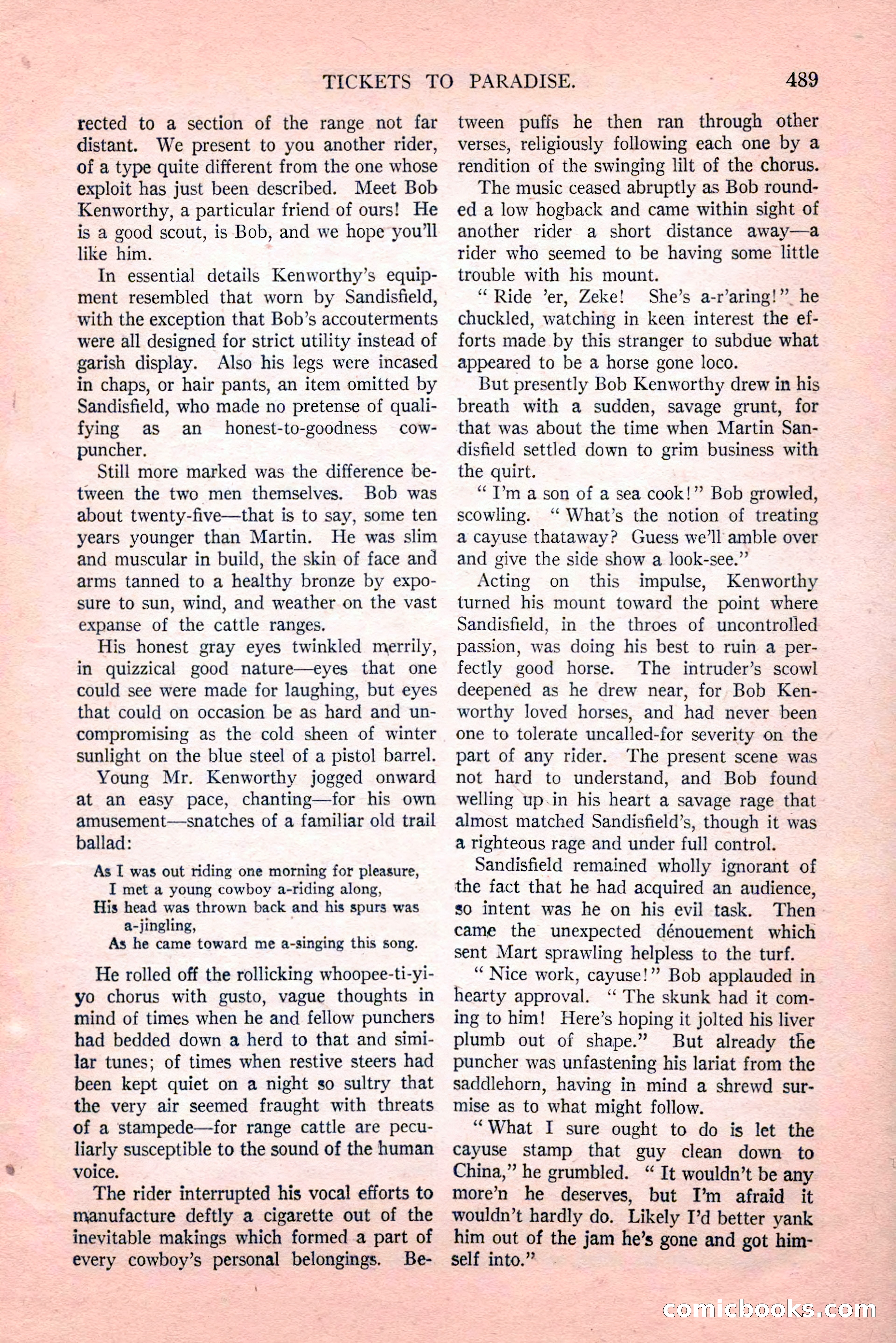 Argosy All-Story Weekly, Vol. 189, No. 4 — page 19 of 180