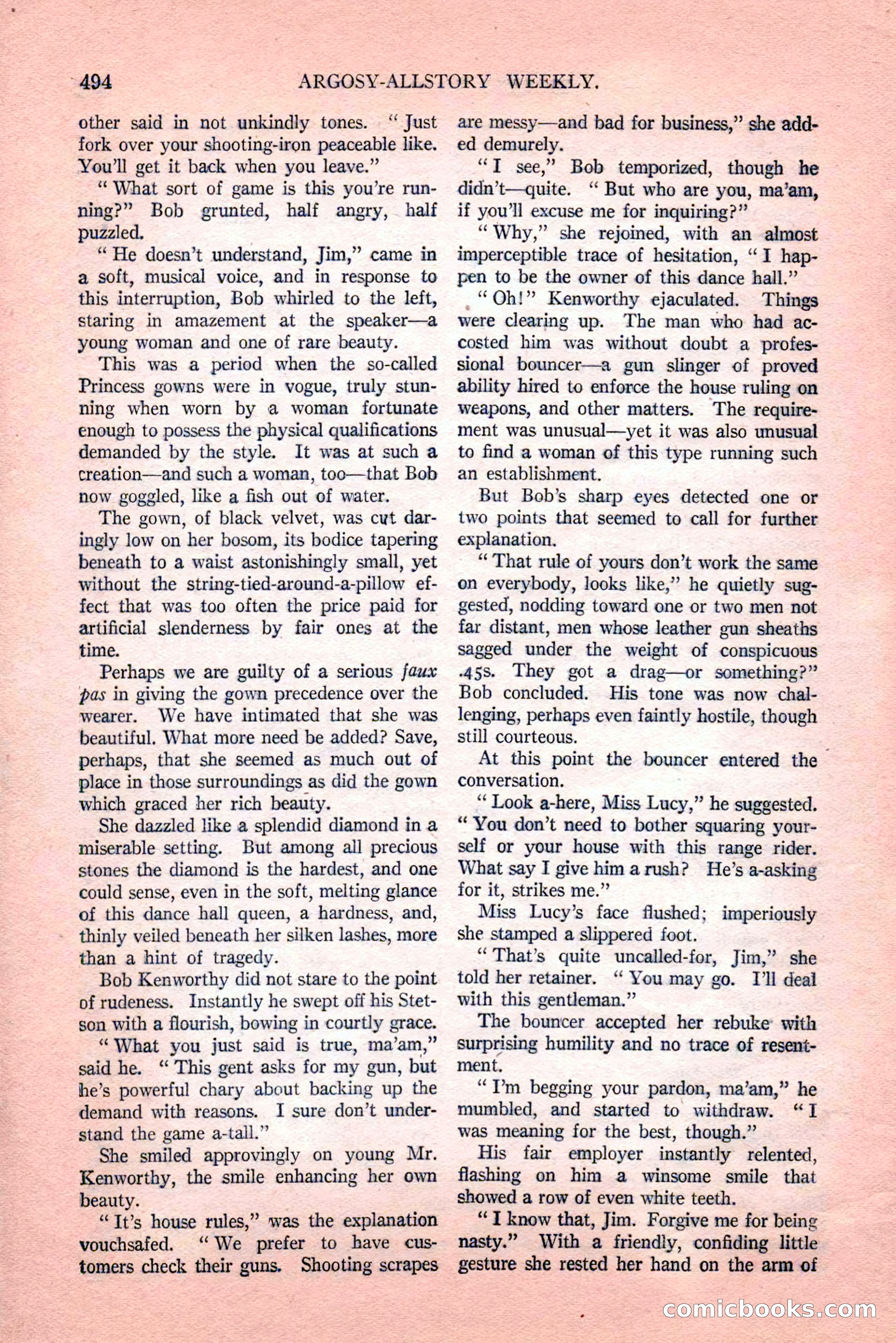 Argosy All-Story Weekly, Vol. 189, No. 4 — page 24 of 180
