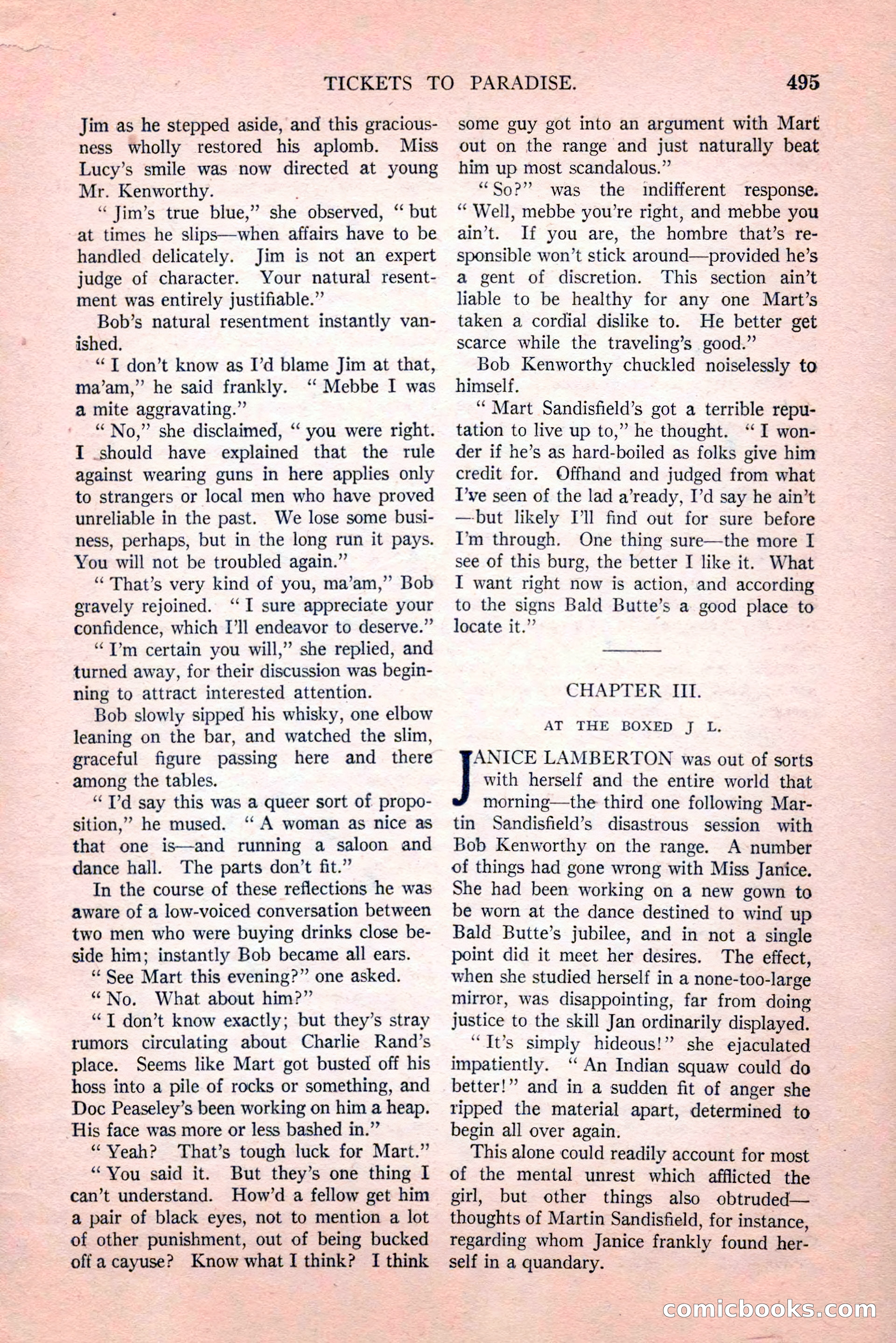 Argosy All-Story Weekly, Vol. 189, No. 4 — page 25 of 180